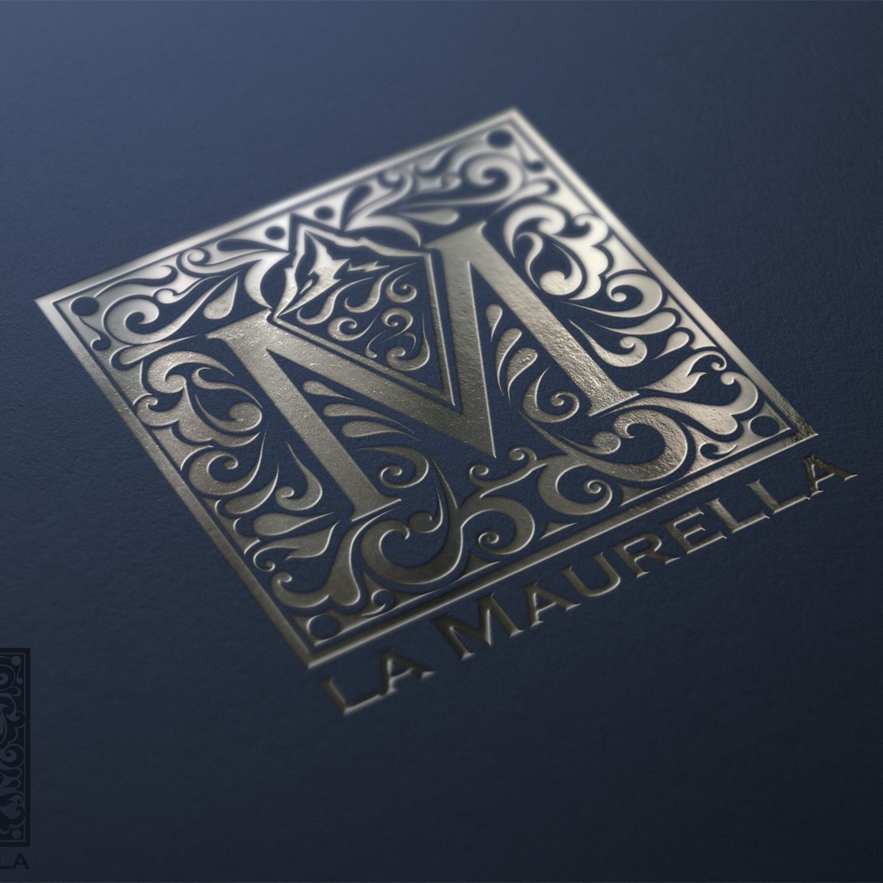 Shiny metals, metallic materials in graphic design are ultra trendy for branding identity and product design. in combination with engraving to enhance effect.