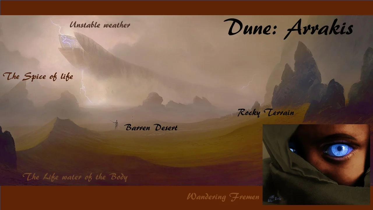 Concept Designing: Planet Arrakis 