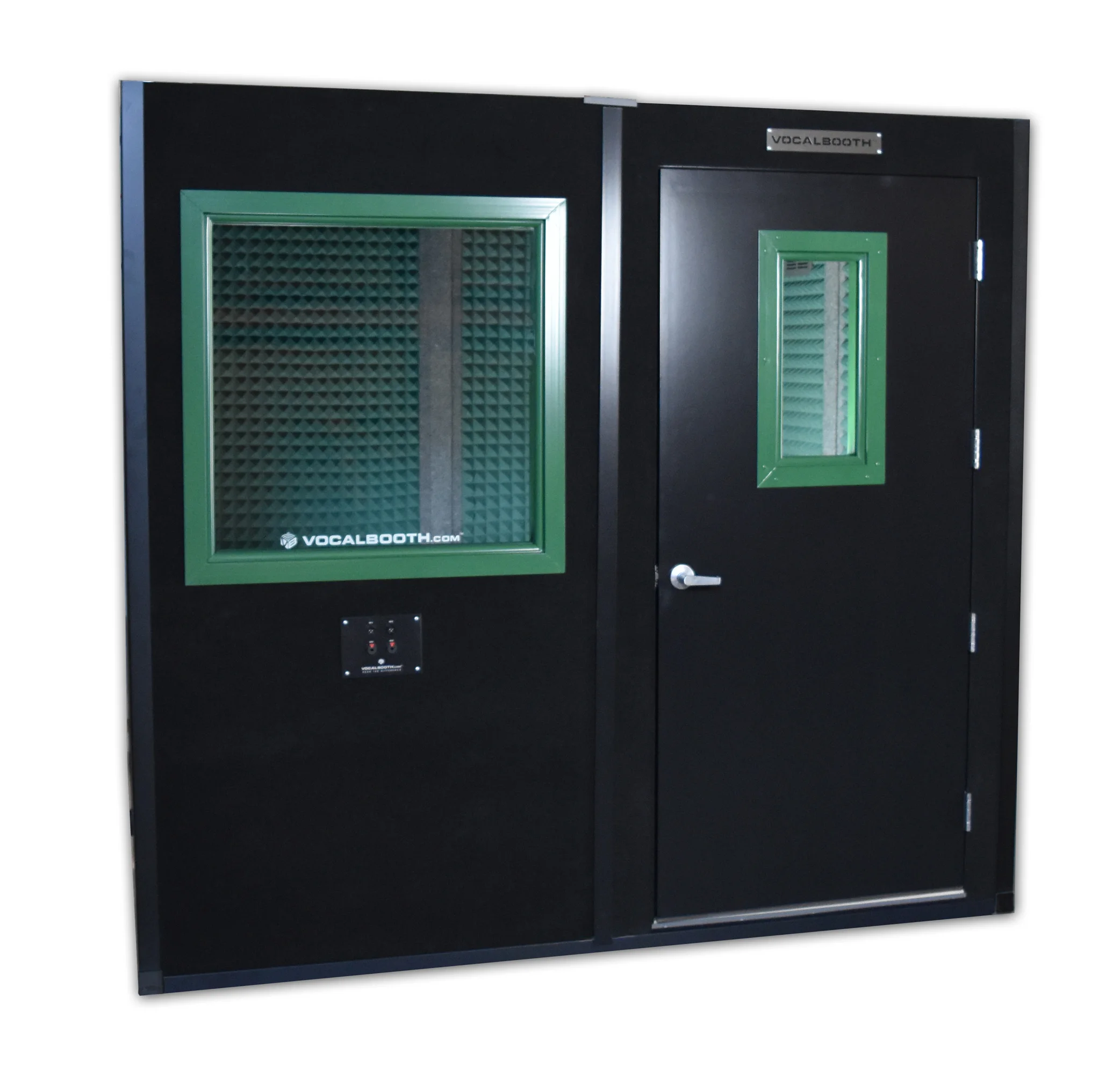Forest Green and Black Gold Series VocalBooth
