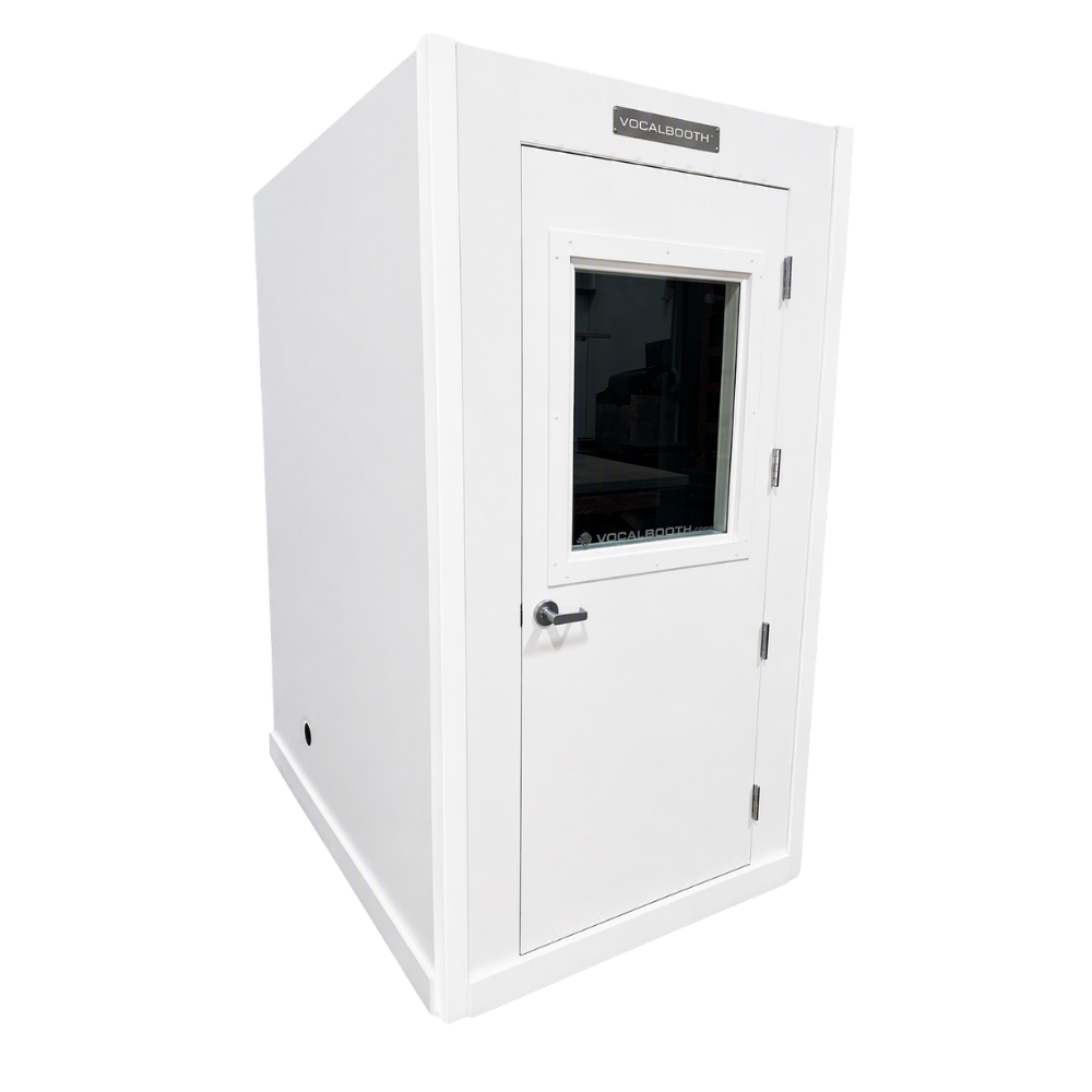 4' x 6' White Laminate VocalBooth