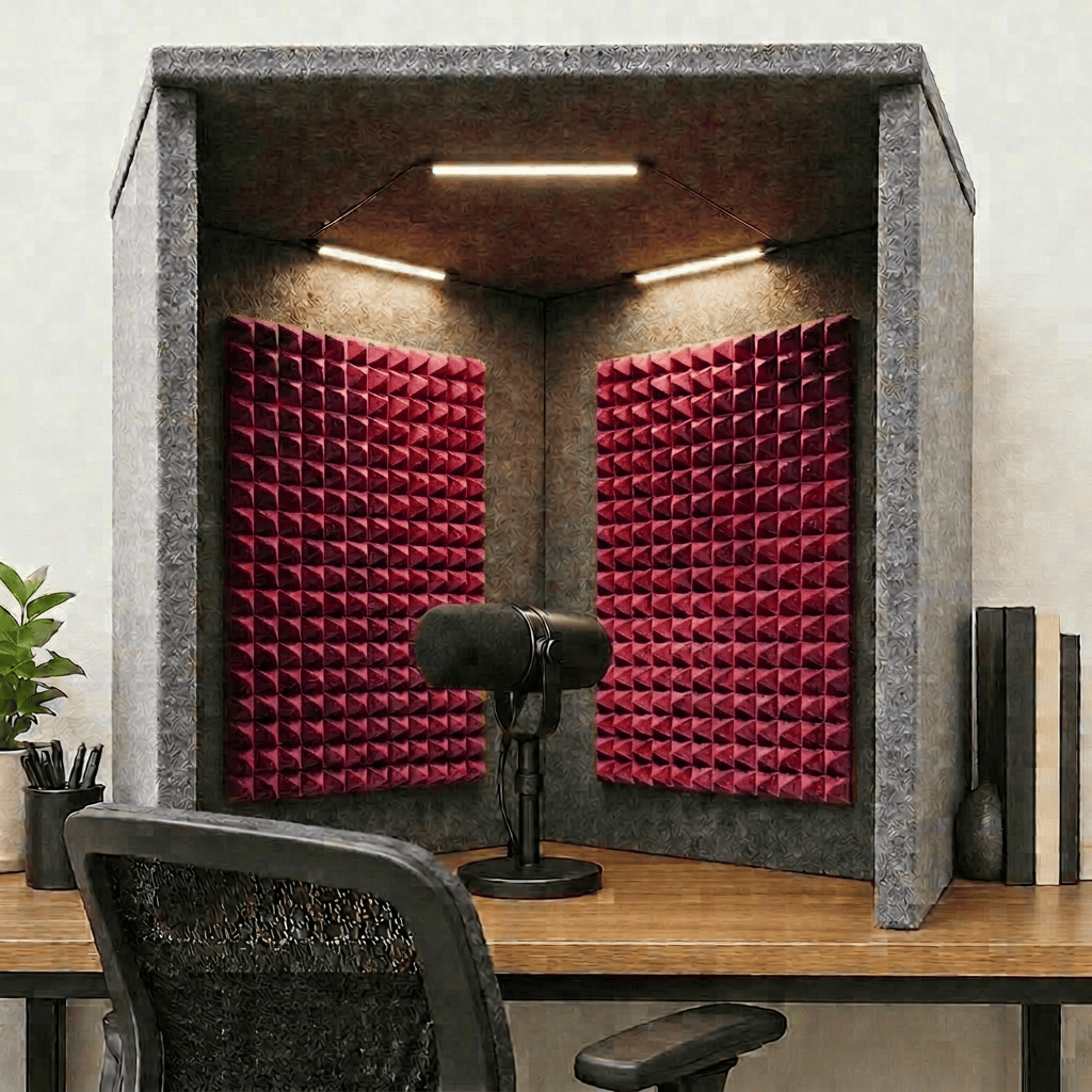 VO1 desktop sound isolation booth new vocalbooth