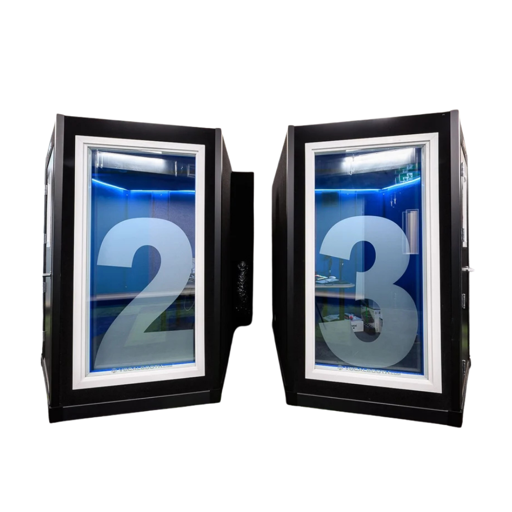 institutional and commercial sound booths for professional voice recording