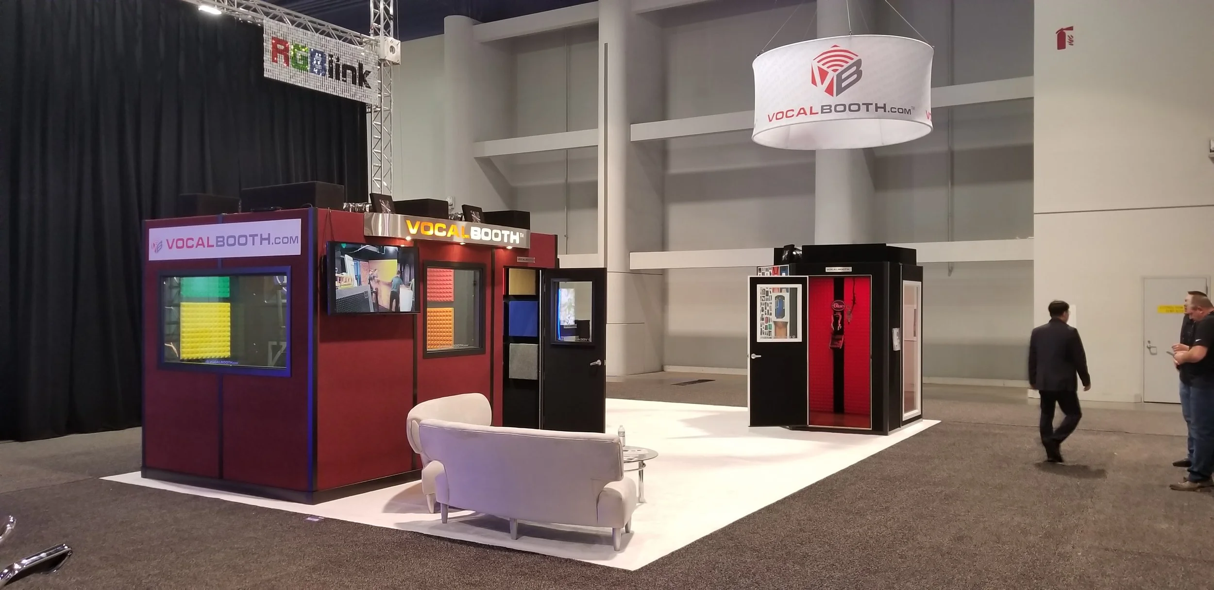 custom recording booths for commercial projects