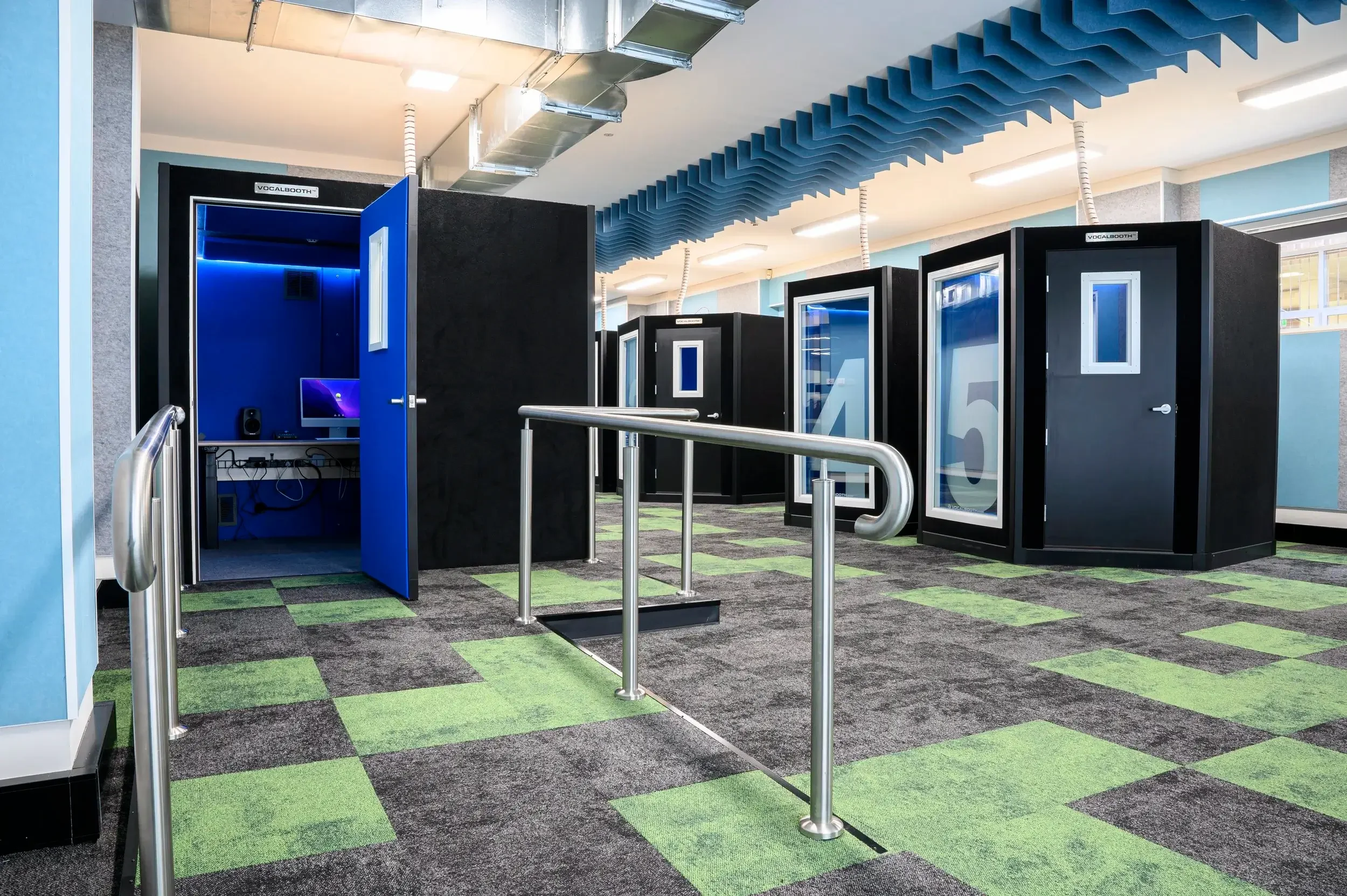 commercial recording booths for professional sound