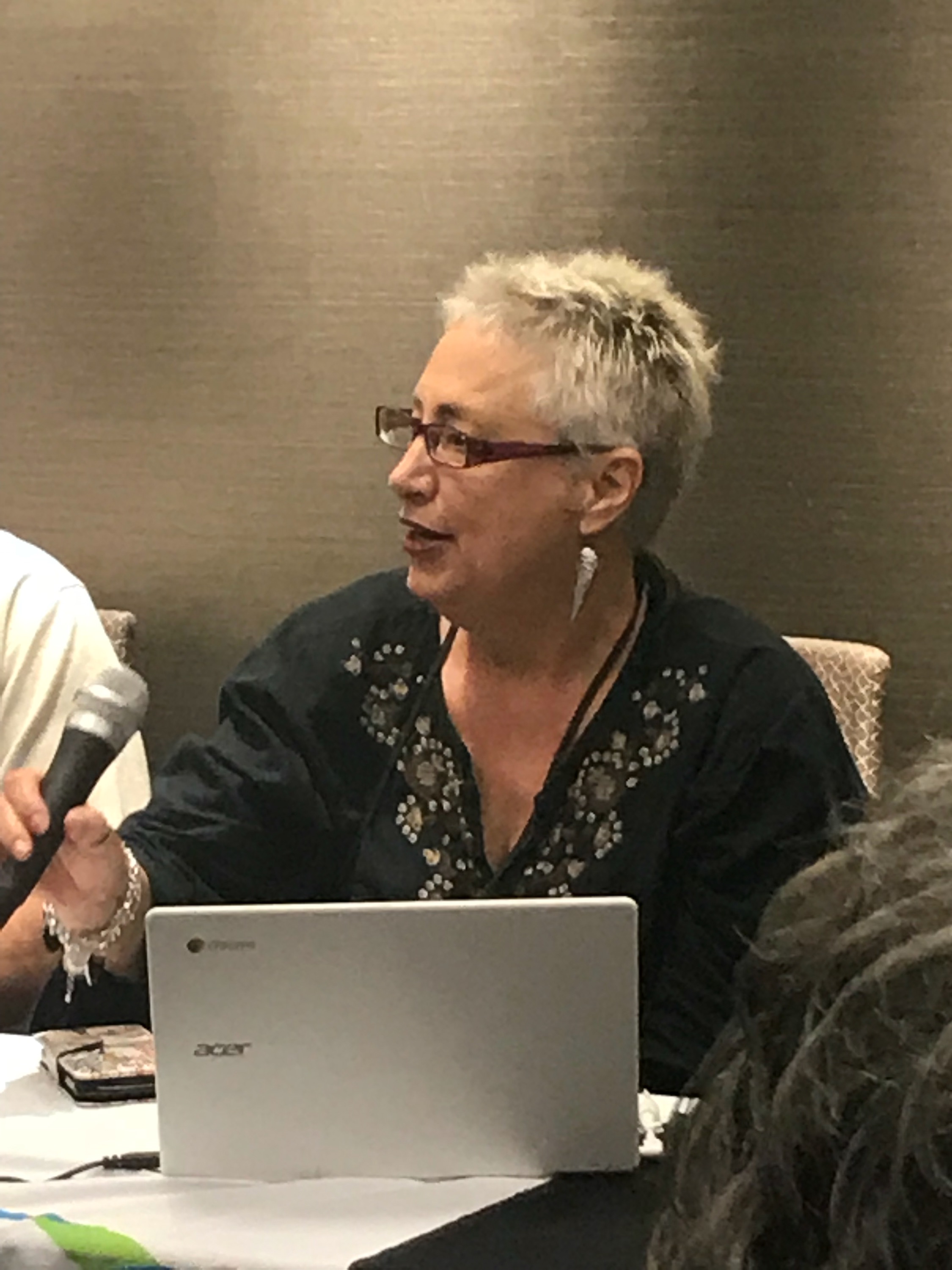 Pam Stack from "Authors on the Air"