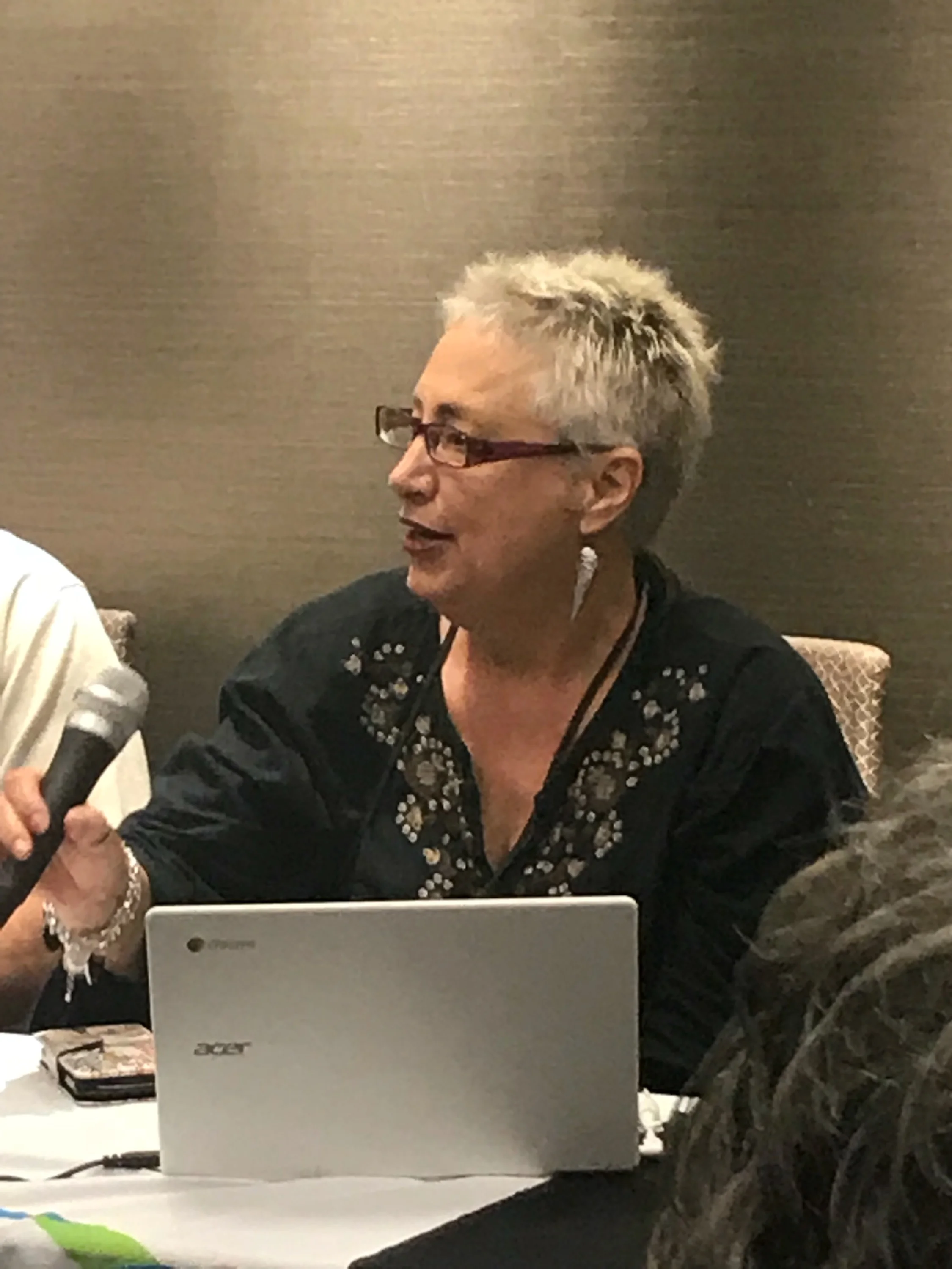 Pam Stack from "Authors on the Air"