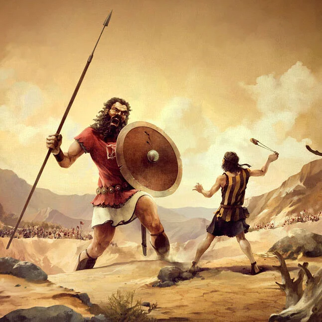 David and Goliath