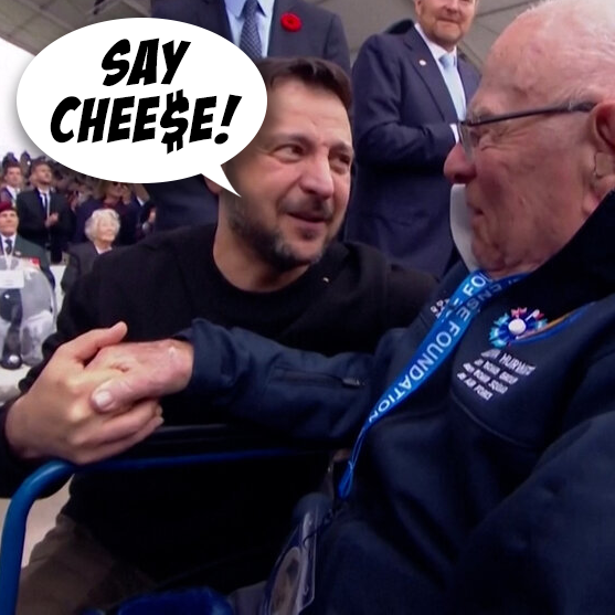 Zelensky Hijacks D-Day Ceremony