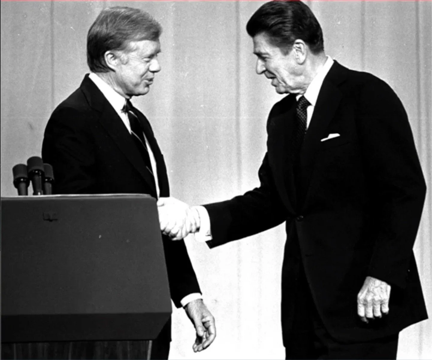 Reagan Finds Nice Words