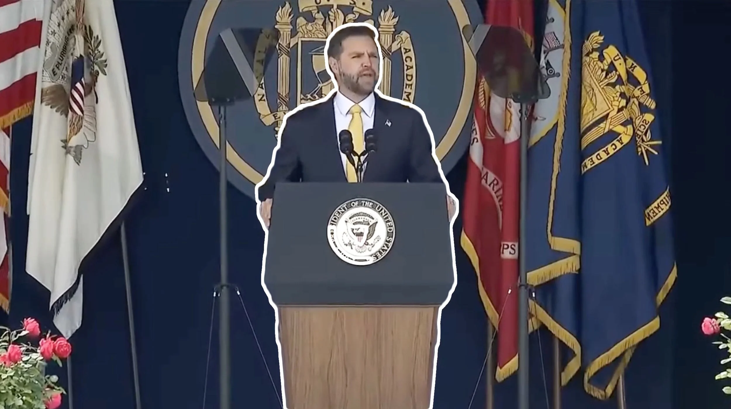 Vance Addresses  Navy Grads