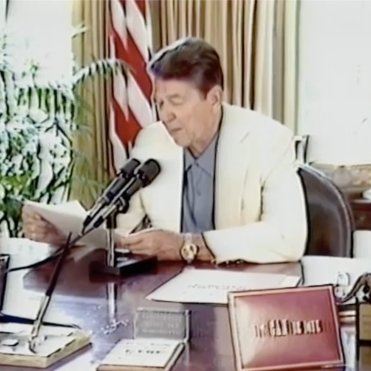 Ronald Reagan Labor Day 1982