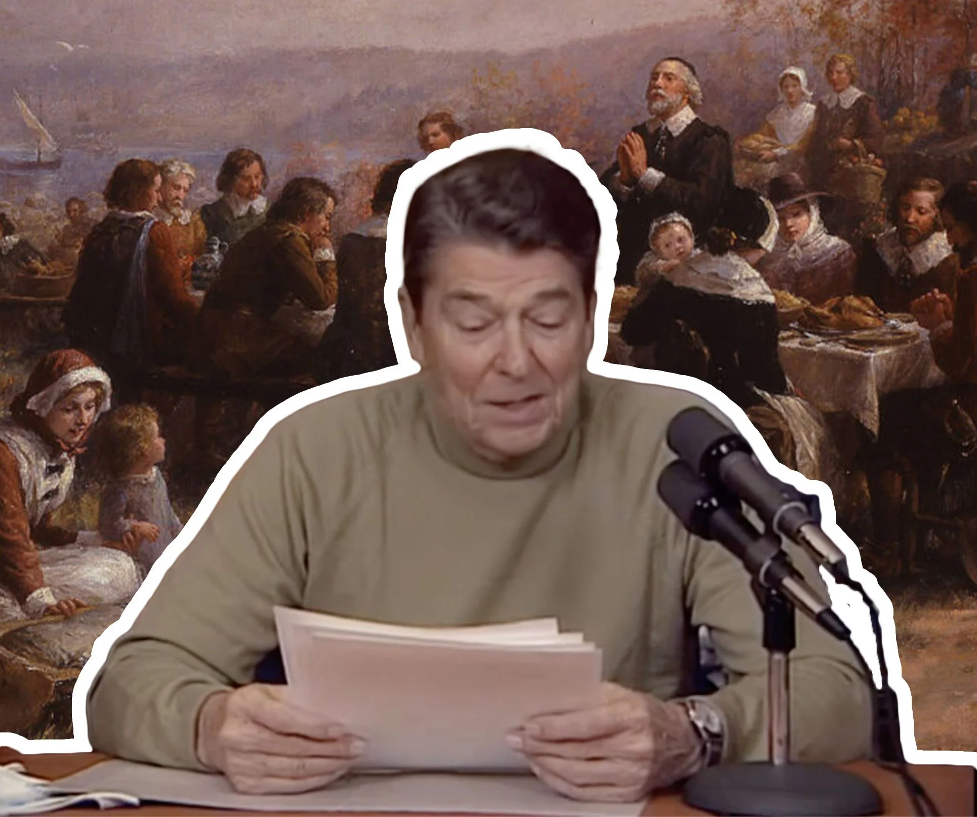 Ronald Reagan Thanksgiving ‘86