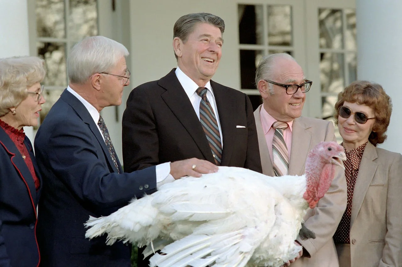 Ronald Reagan Pardons Turkey