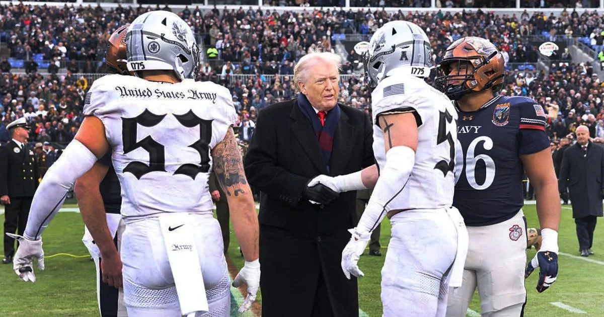 Trump Attends Army-Navy