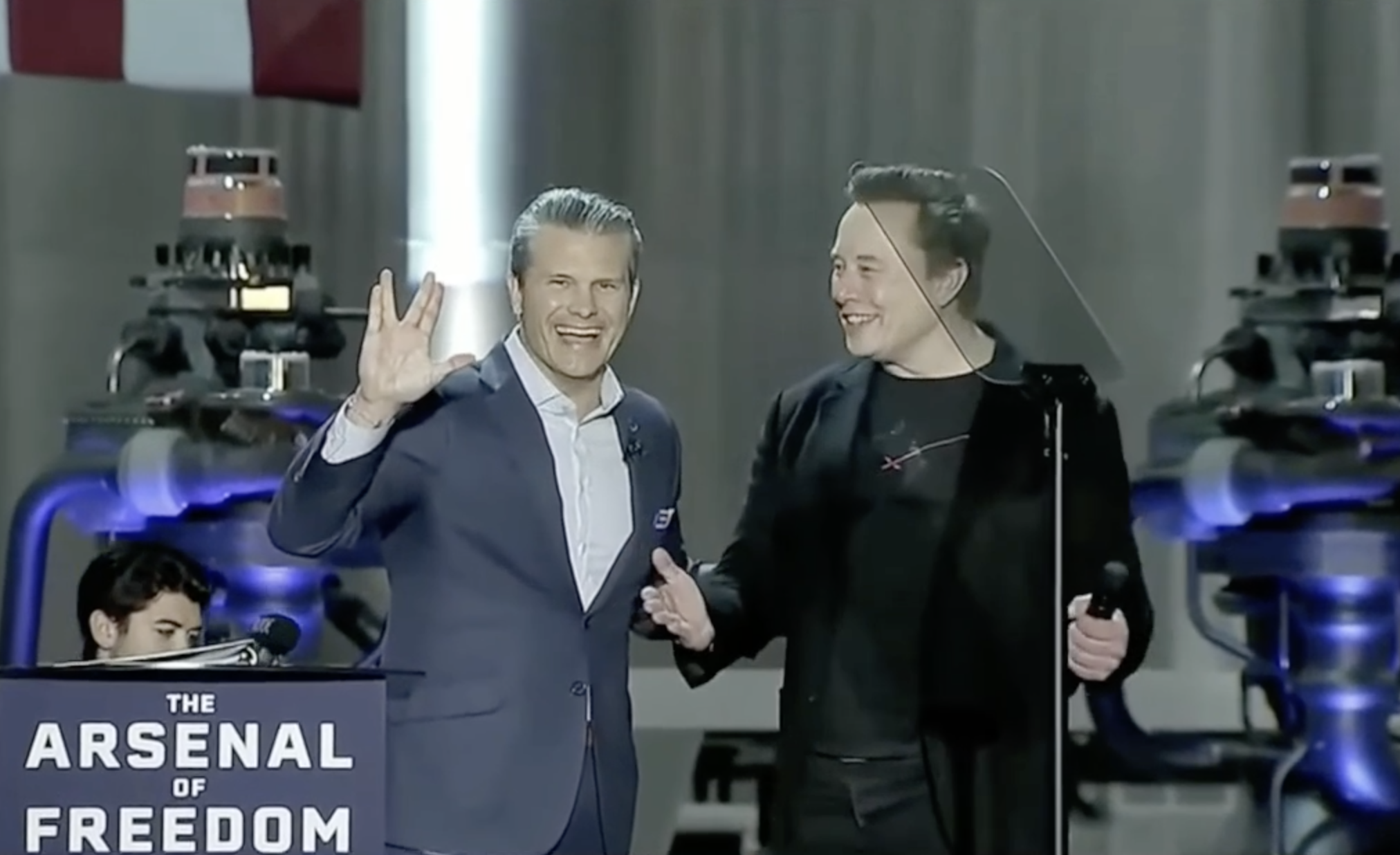 Elon Hosts Sec of War