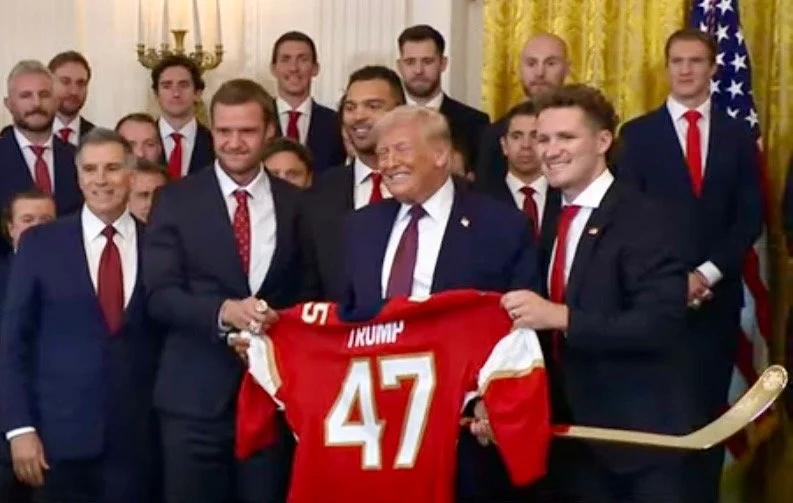 Trump Honors NHL Champs