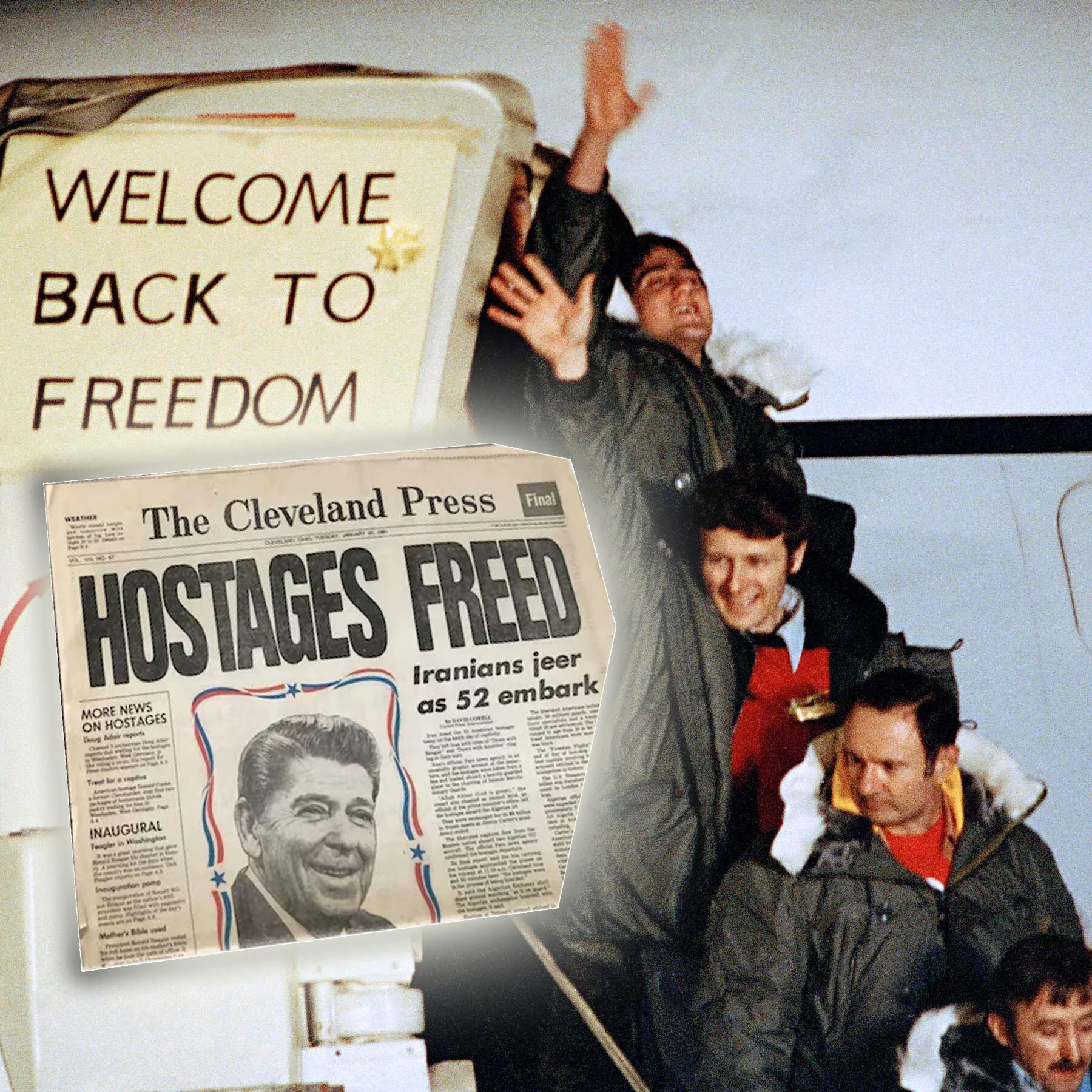 Reagan Frees Iran Hostages