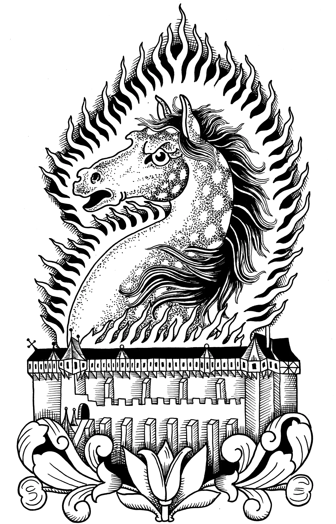 Metzengerstein, Edgar Allen Poe for Thornwillow Press