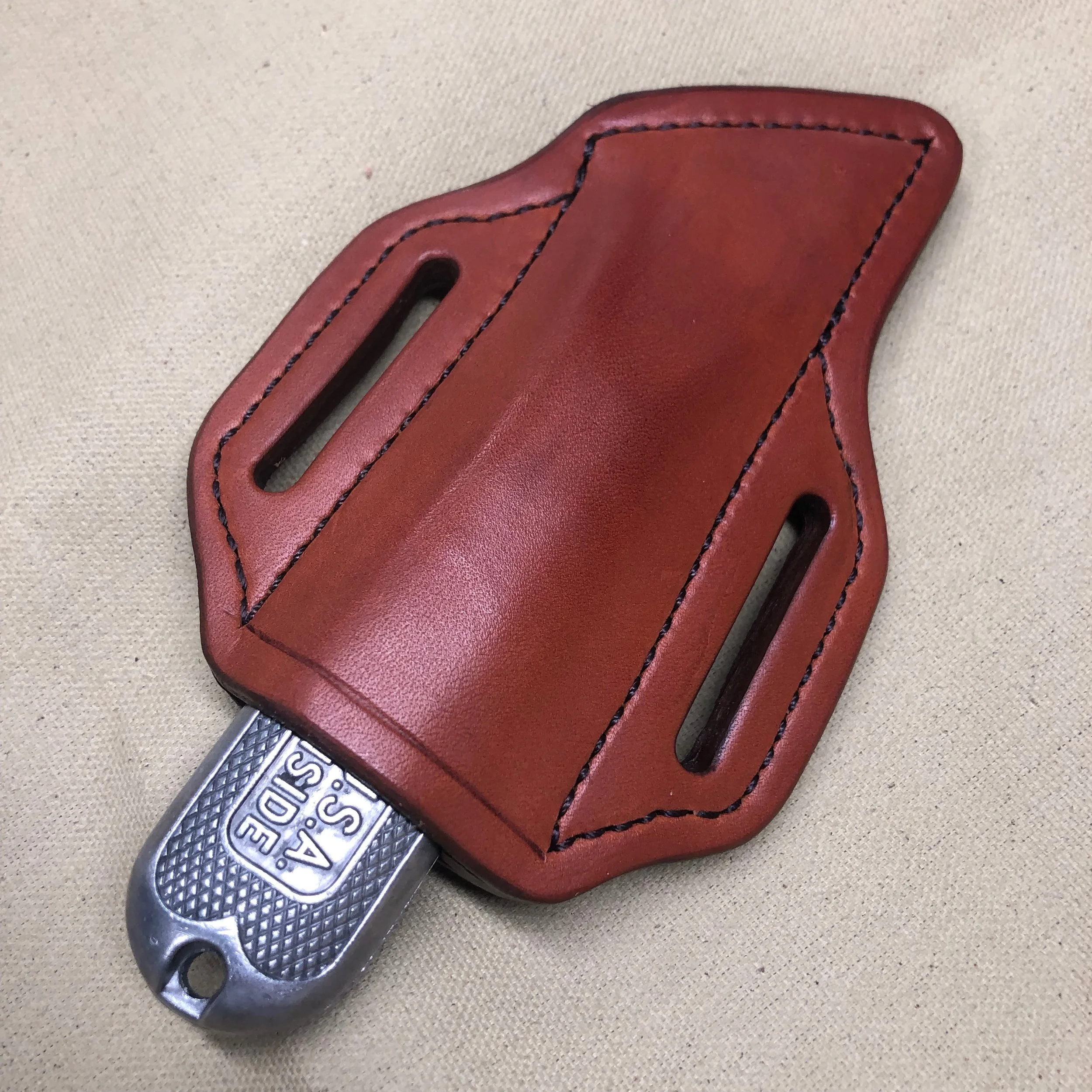 Stanley© 199 Utility Knife Sheath — Payne Leather & Tool