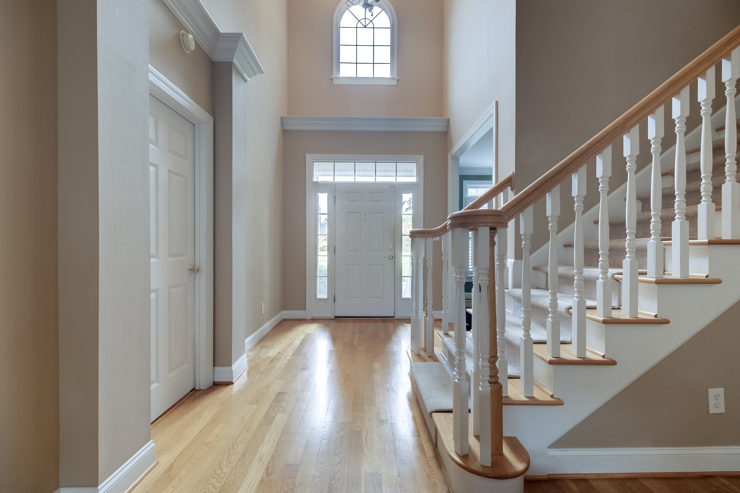 Before photo of main level remodel