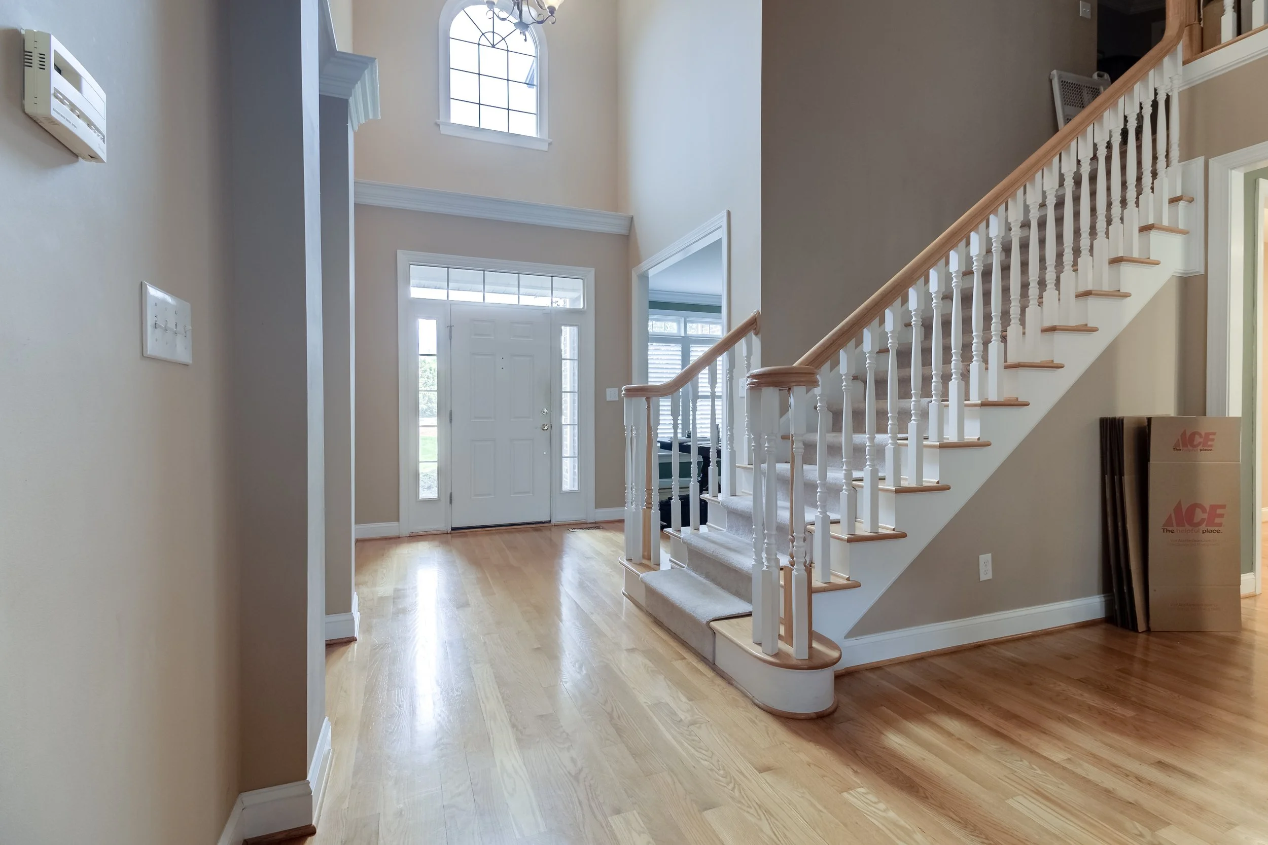 Before photo of main level remodel
