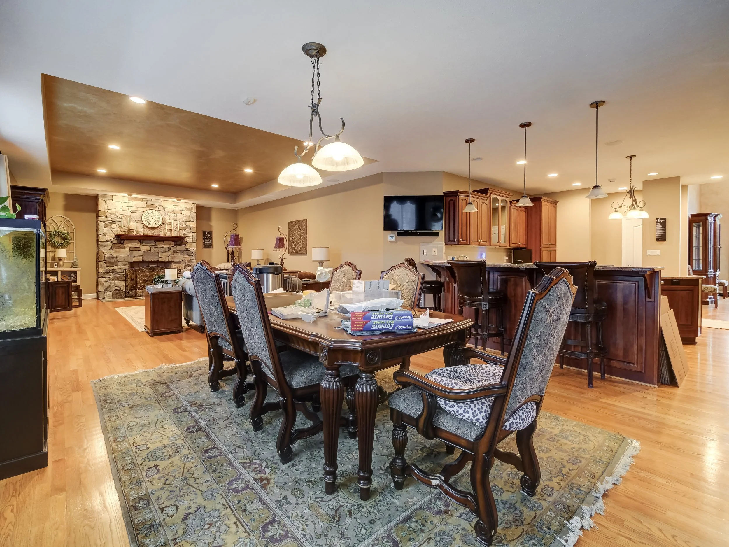 Before the remodel of second dining area