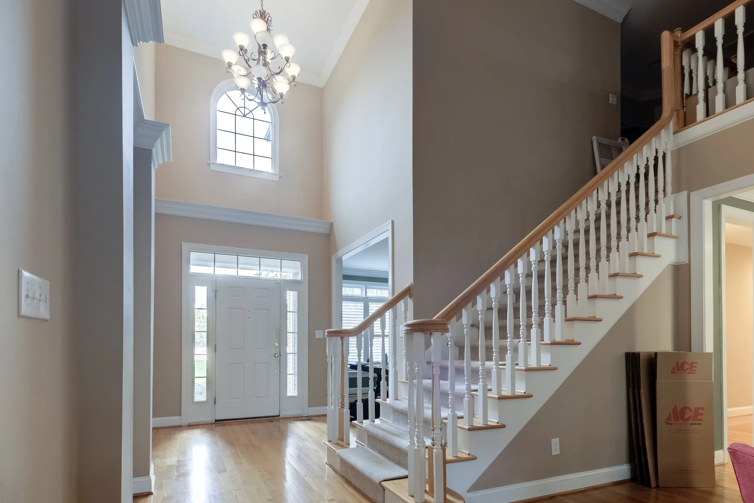 Before photo of main level remodel