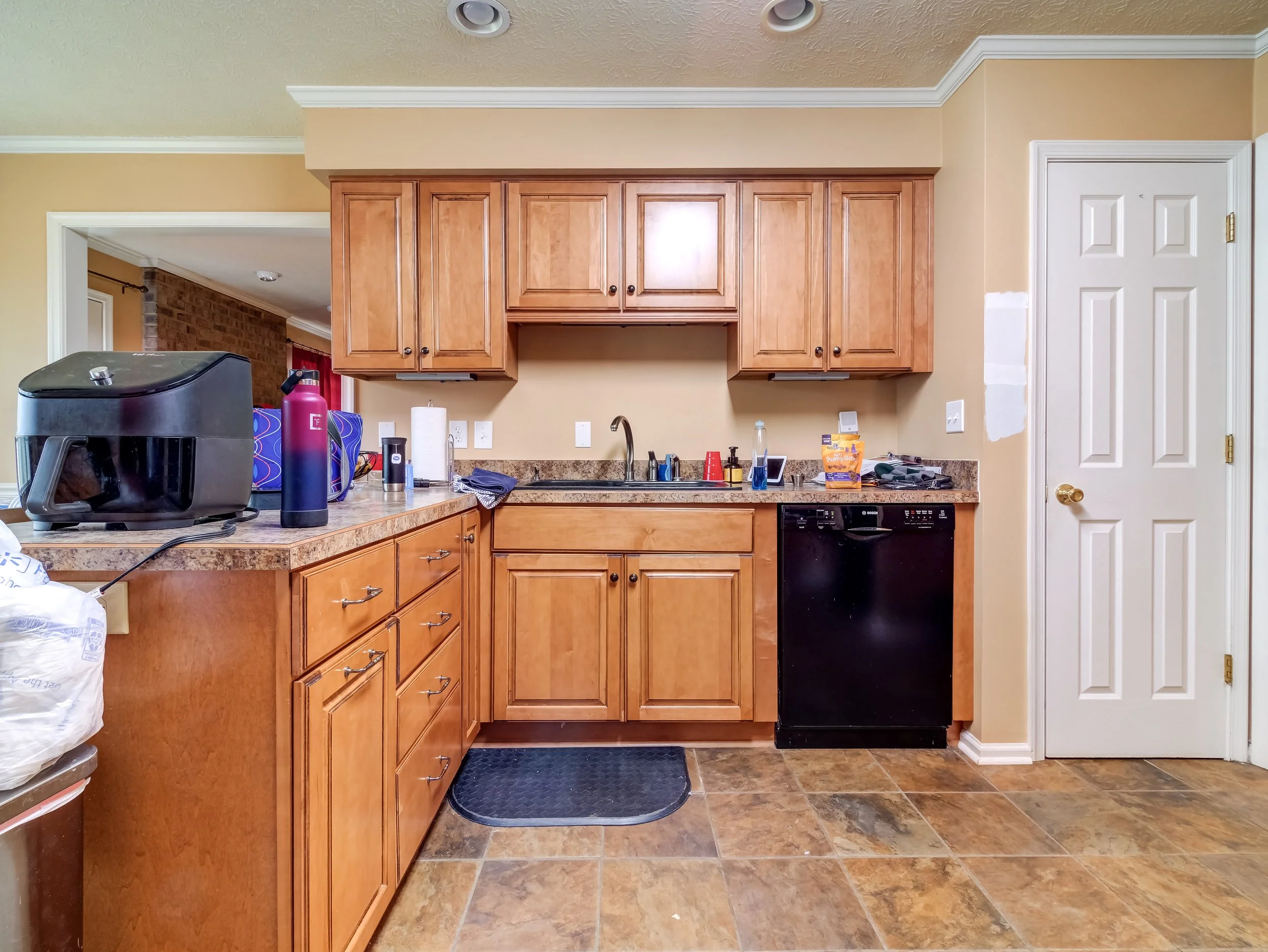 Before photo of kitchen remodel
