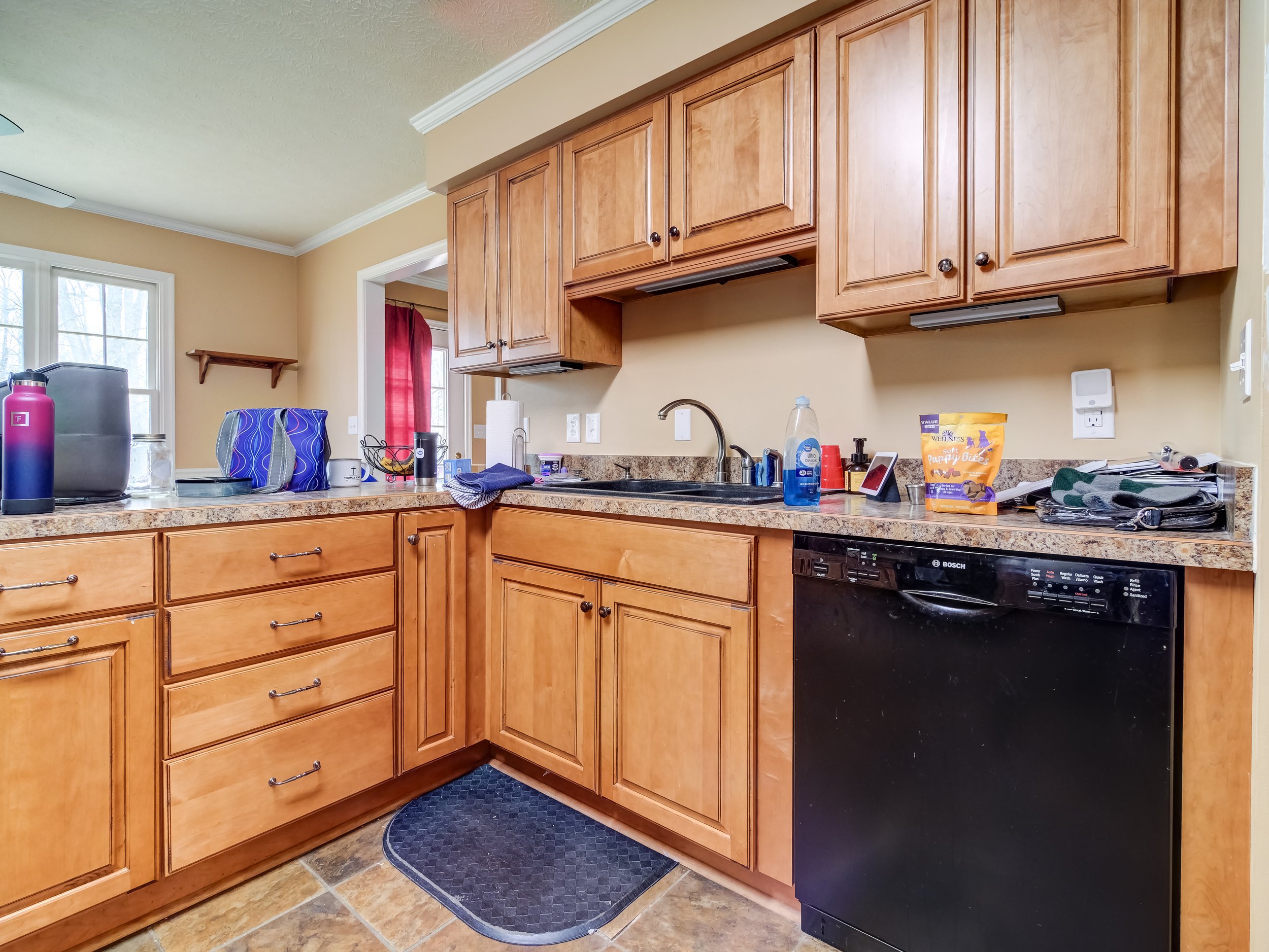 Before photo of kitchen remodel
