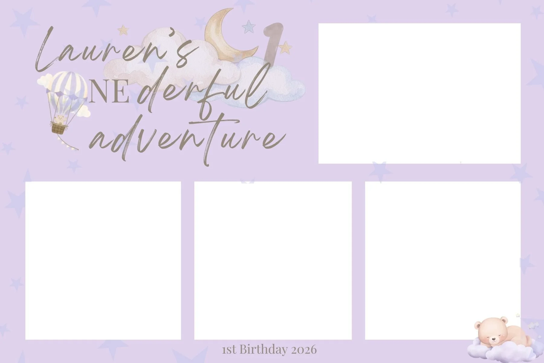 6x4 First Birthday 2