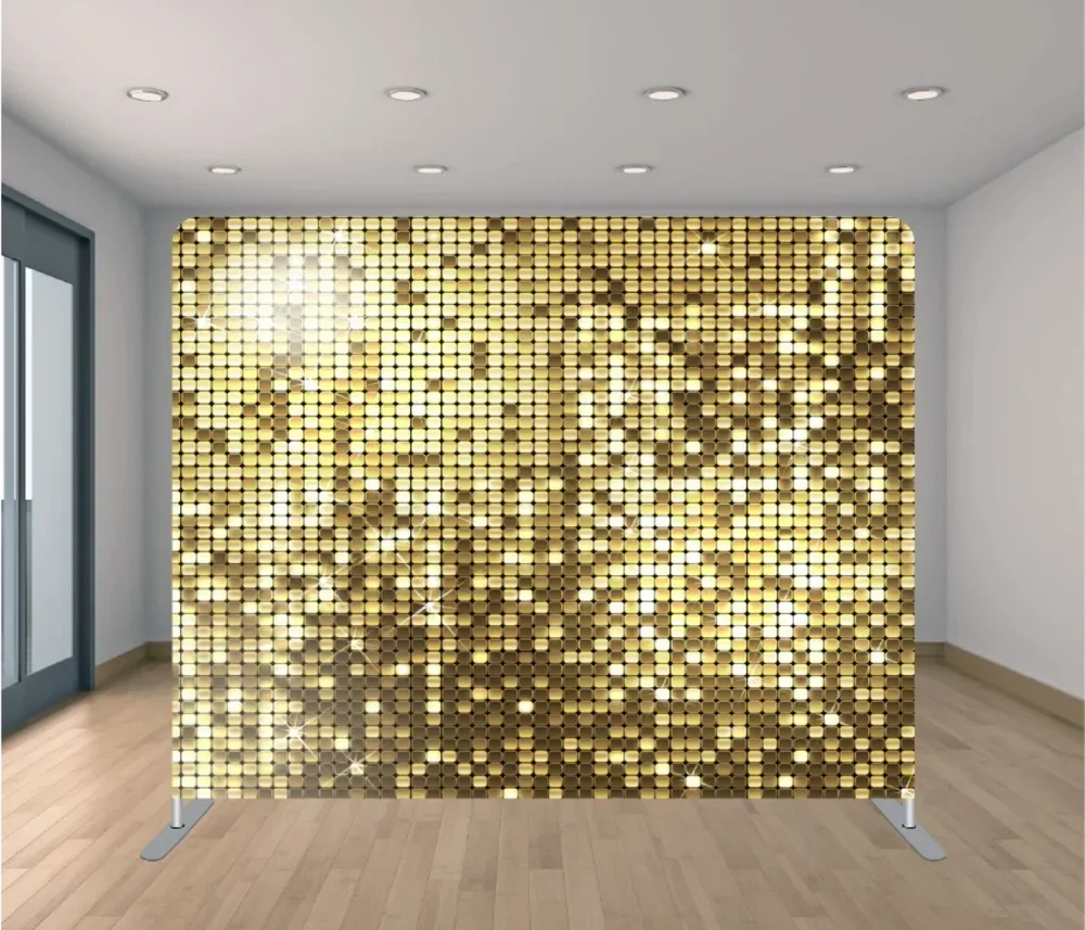 Gold Sequins 8x8
