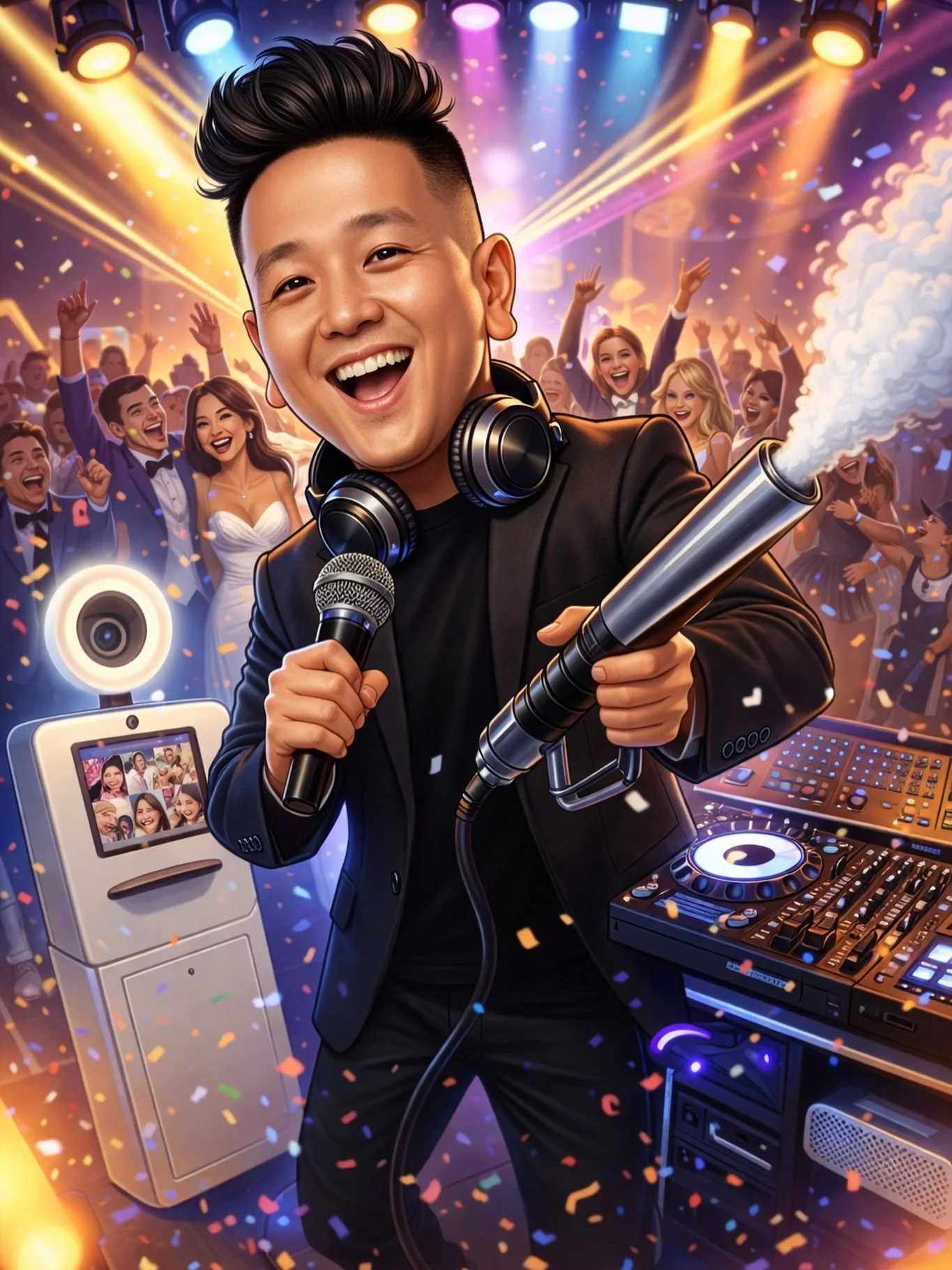 Hey ChatGPT:Create a caricature of me and my job based on everything you know about me.&rdquo; 

🤣🤣🤣