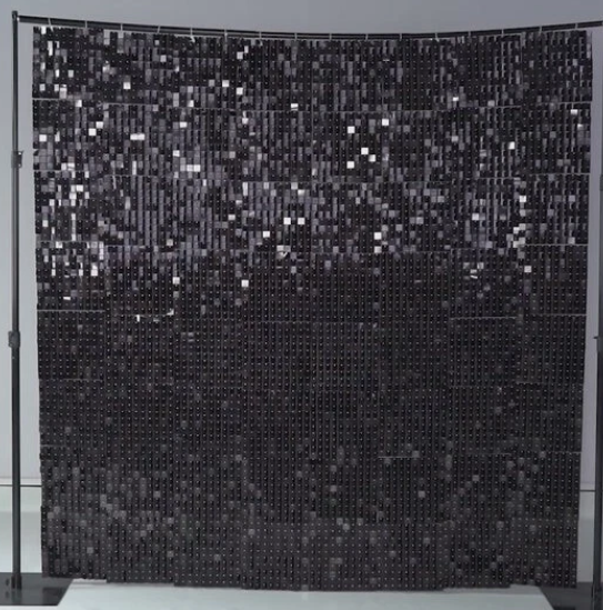 Black Shimmering Wall