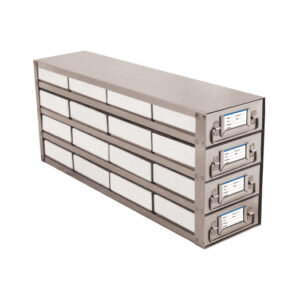 Sliding Drawer Rack for 2" Freezer Boxes in Upright Freezers