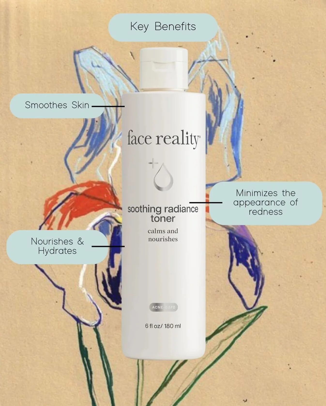 Prepping your skin for success. 🌸
The Face Reality Soothing Radiance Toner soothes redness, boosts radiance, helps even complexion, and enhance skincare results. Acne-safe &amp; for all skin types.
✨Shop the link in my bio now!