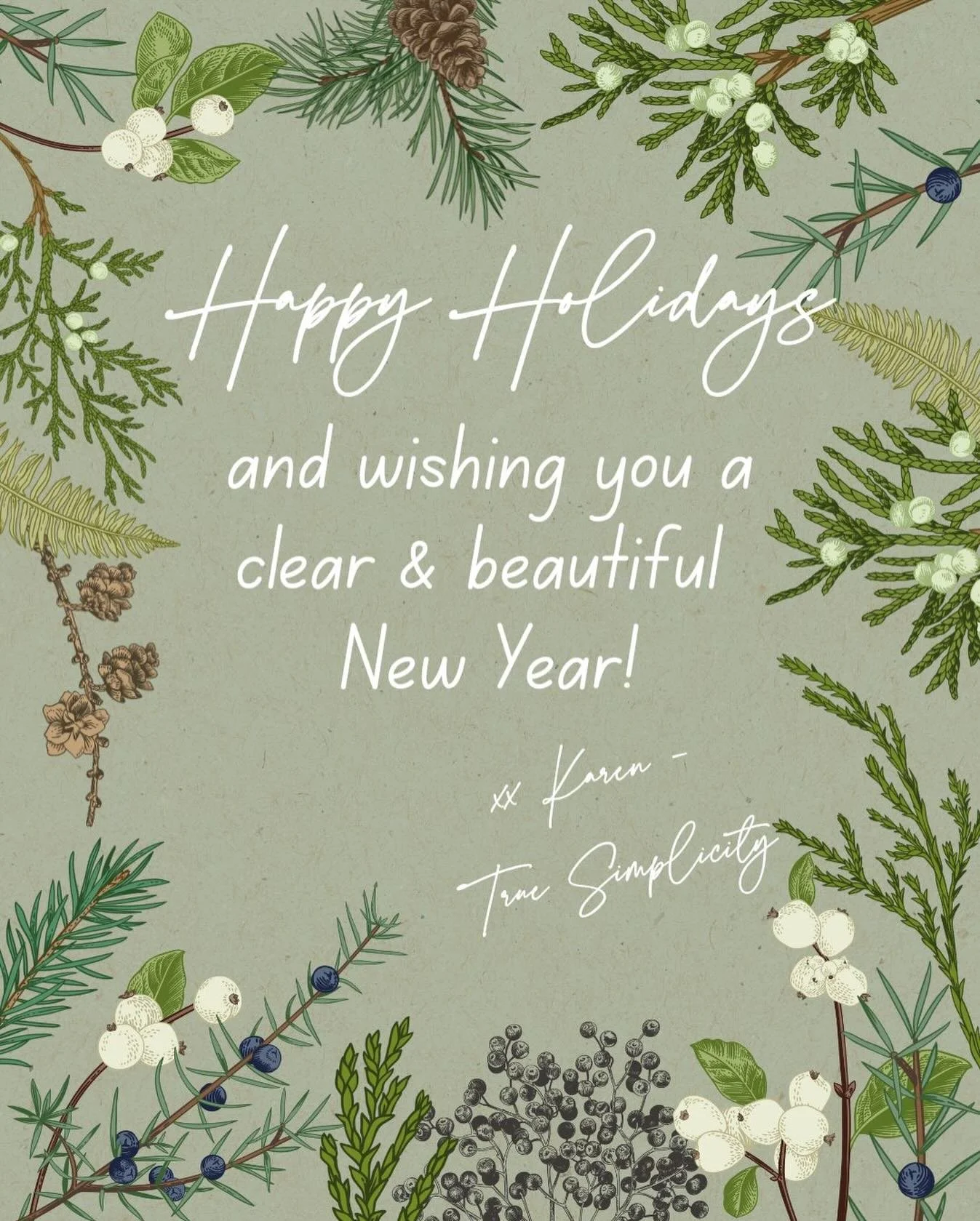Happiest of Holidays to You✨

As 2025 comes to a close, I want to take a moment to sincerely thank you for being a part of my year. 

Your trust and continued support on your skincare journey mean more to me than I can express. 

Whether you are a ne