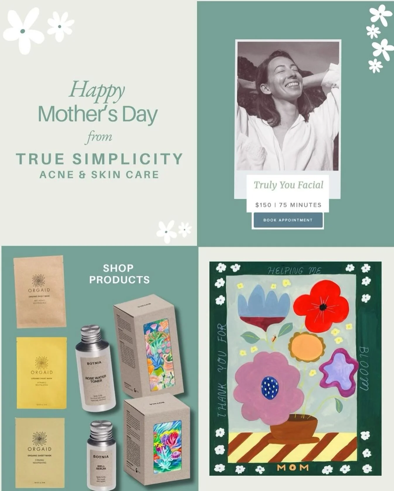 Reminder: Mom needs a minute, too. ✨🤍

We often forget that the person taking care of everyone else needs to be taken care of, too. A Truly You facial is the ultimate &ldquo;reset button.&rdquo;

Step up your gift game this year with a gift card for