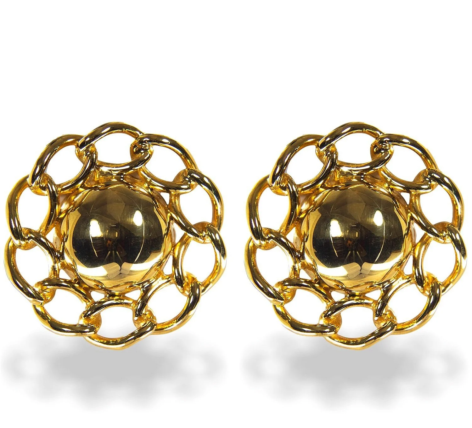 Cable Link Earrings