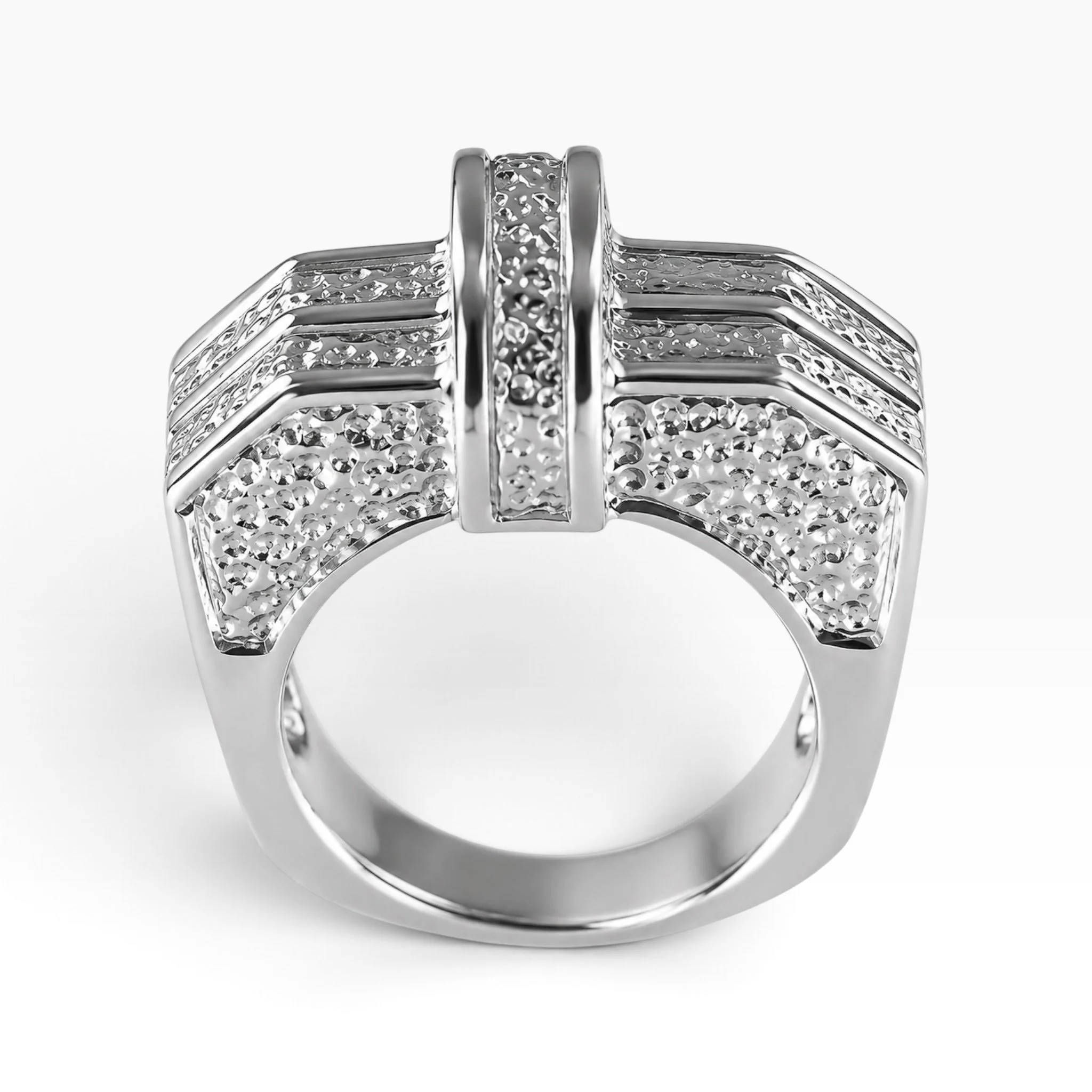 Classic Gold Ring in Silver
