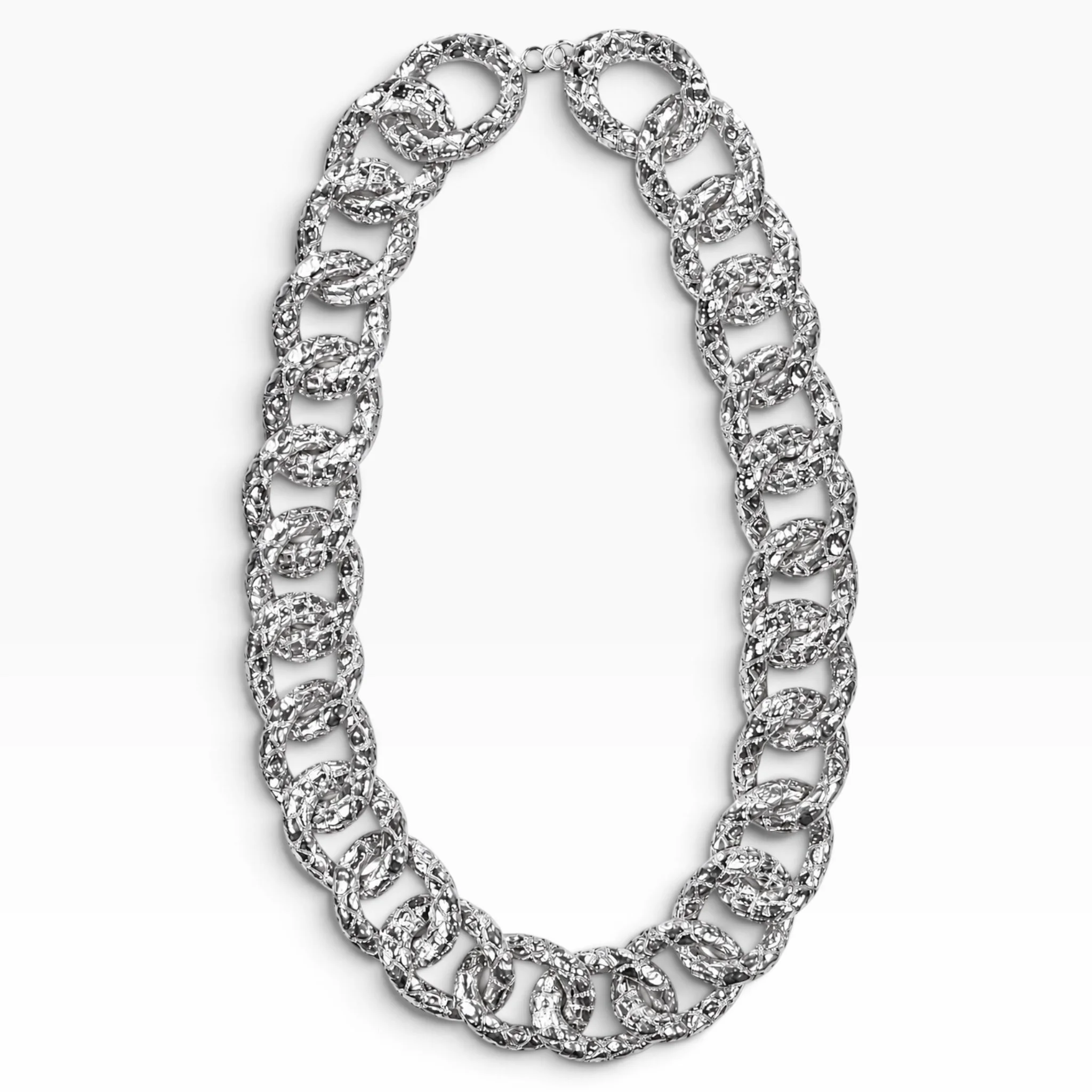 Caiman Cuban Link Collection in Silver