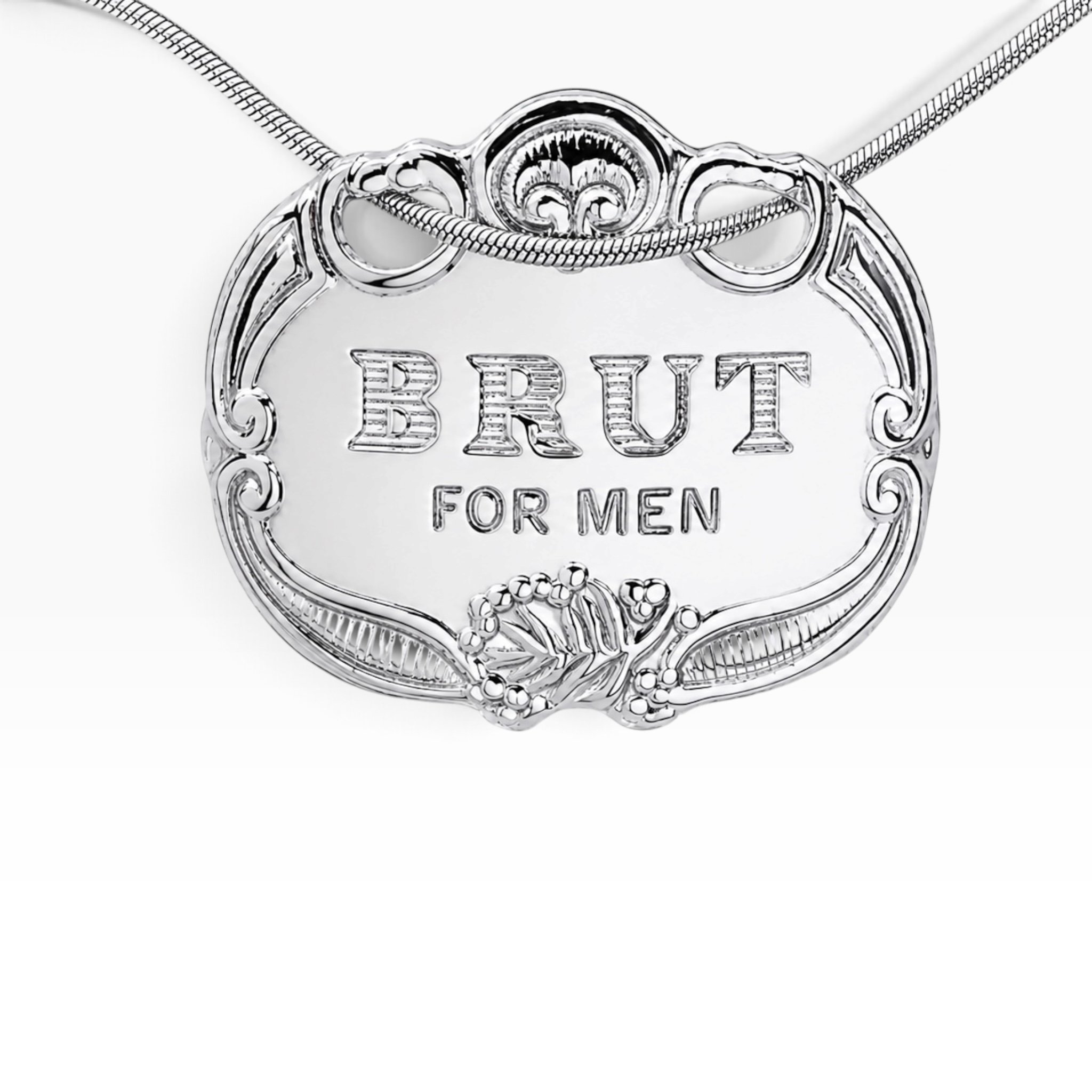Brut Necklace in Silver