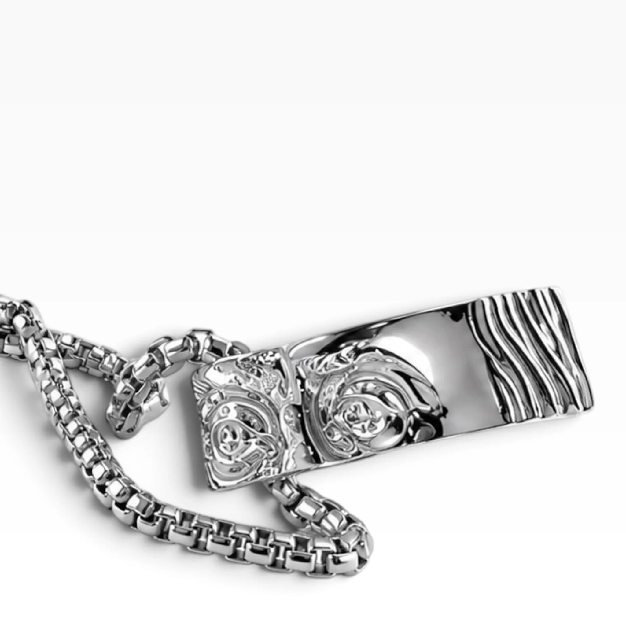 2-in-1 Benjamin Franklin Ring Necklace in Silver