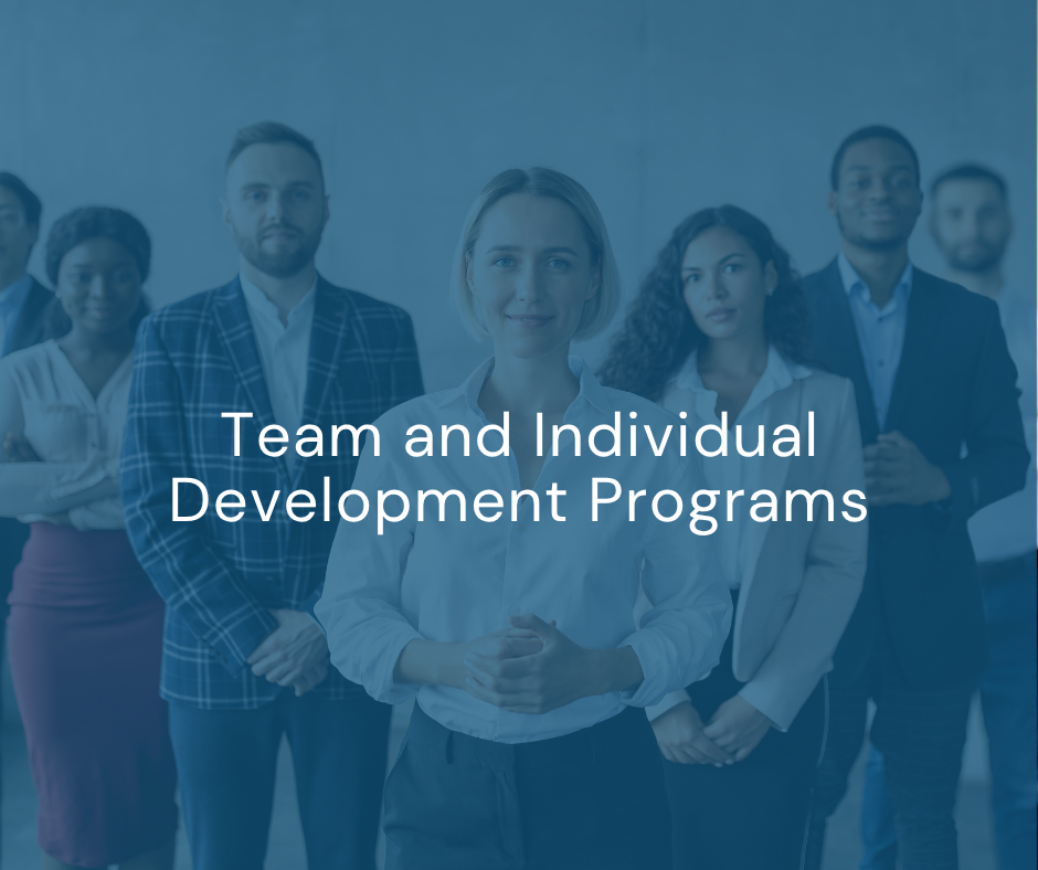 Team &amp; Individual Development Programs