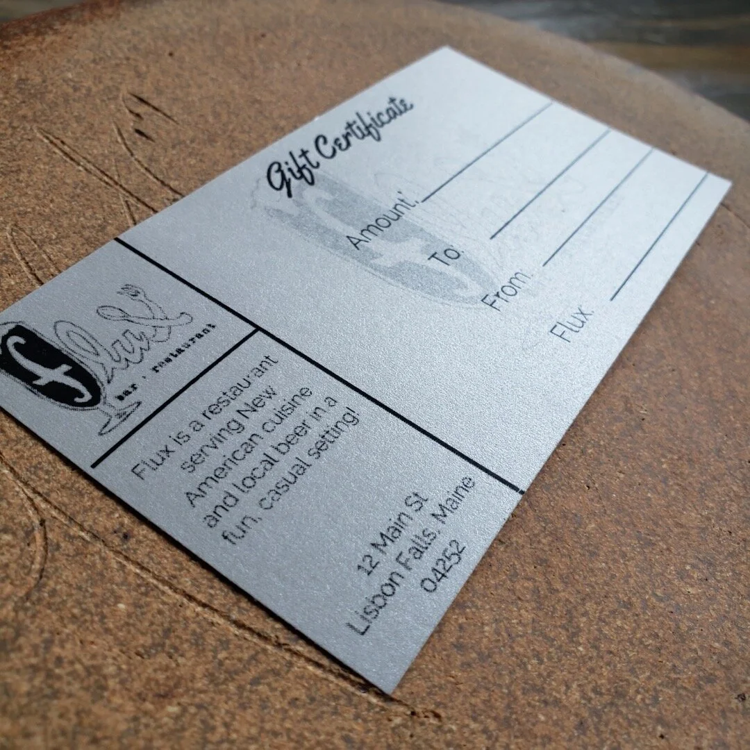 Flux Restaurant - Gift Cards