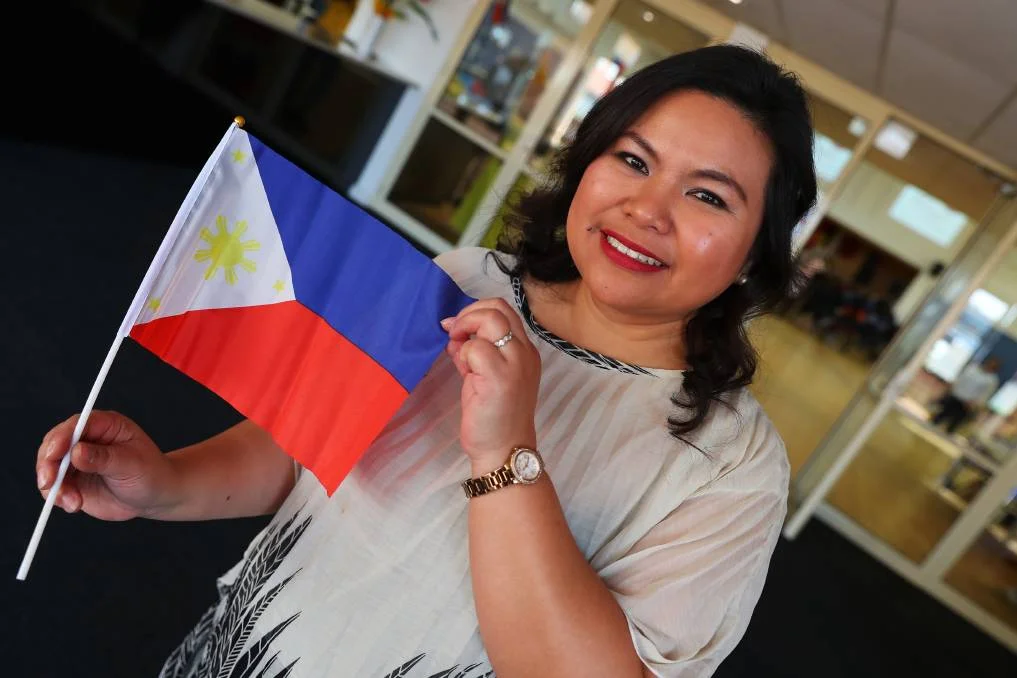 NATIONAL PRIDE: Annabelle Borja is proud to be a woman of the Philippines and celebrate their Independence Day. Picture: Emma Hillier The Filipino community of Wagga came together as one on Saturday to celebrate the country's 121st year of independence. The hall of Henschke Primary School was filled with those celebrating the Philippine Independence Day along with like likes of Deputy Prime Minister Michael McCormack, Wagga's State MP Joe McGirr and Mayor Greg Conkey who all enjoyed lunch and performances by young Filipino talent. Annebelle Borja was one Filipino lady of Wagga celebrating her history.