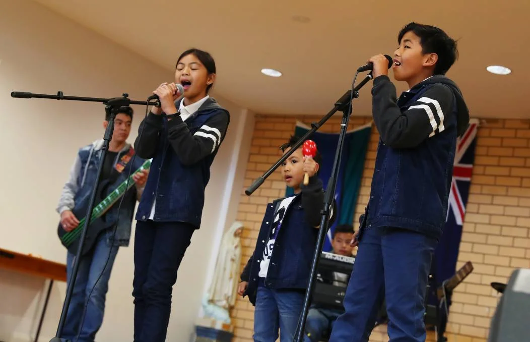 Ysabella Borja, 10, Joz Pastor, 5 and Paolo Cumla, 11, perform for their friends, family and fellow community members. Picture: Emma Hillier "This year will be the 121st celebration, it's a commemoration of our freedom from the Spanish Colonialism back in 1898," she said. "It's also to commemorate the heroic sacrifices of those who fought and gave their lives to make sure that we have the independence we enjoy now." Mrs Borja said for her, the day was about more than just celebrating the past.