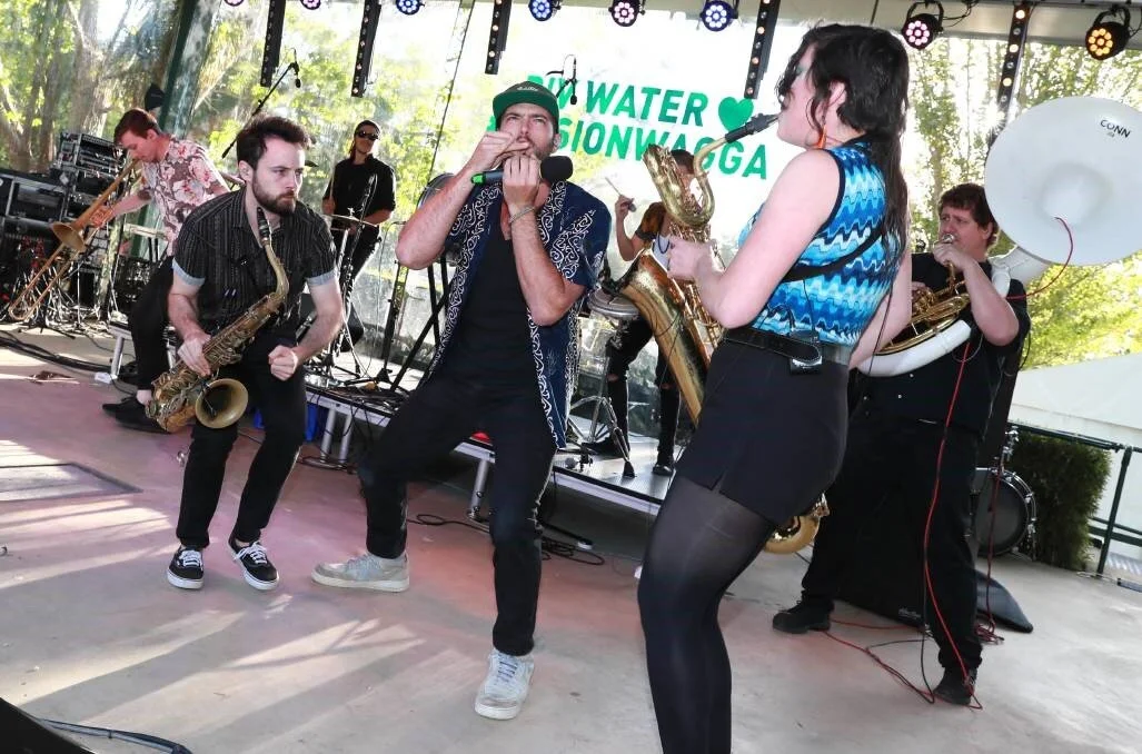 HAVING A GOOD TIME: Hot Potato Band pumps out the tunes. Picture: Les Smith RESIDENTS and visitors from near and far reveled in the music, food and culture one of Wagga's biggest festivals today.Set across Victory Memorial Gardens and Civic Centre Precinct, the annual Fusion Multicultural Street Festival put on a grand display.From the Filipino Cultural Dance Troupe to the Shinwa-kai Karate Club of Australia to the Hot Potato Band, the crowd was kept immersed. Taste buds were also kept satisfied with authentic food from all over the world. Among the attendees were Sanjay Patil, who moved to Wagga from India seven years ago. Mr Patil, who has been attending the event for the past seven years, received his Australian Citizenship only a few hours before the festival started.