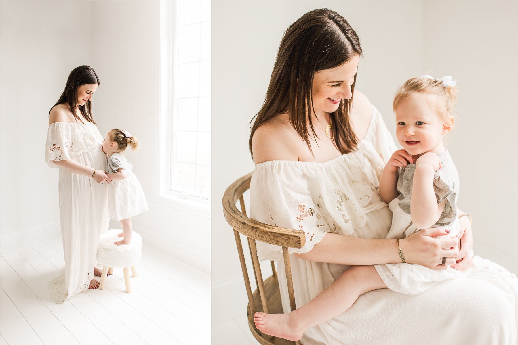 maternity with big sibling photographer Dallas Plano