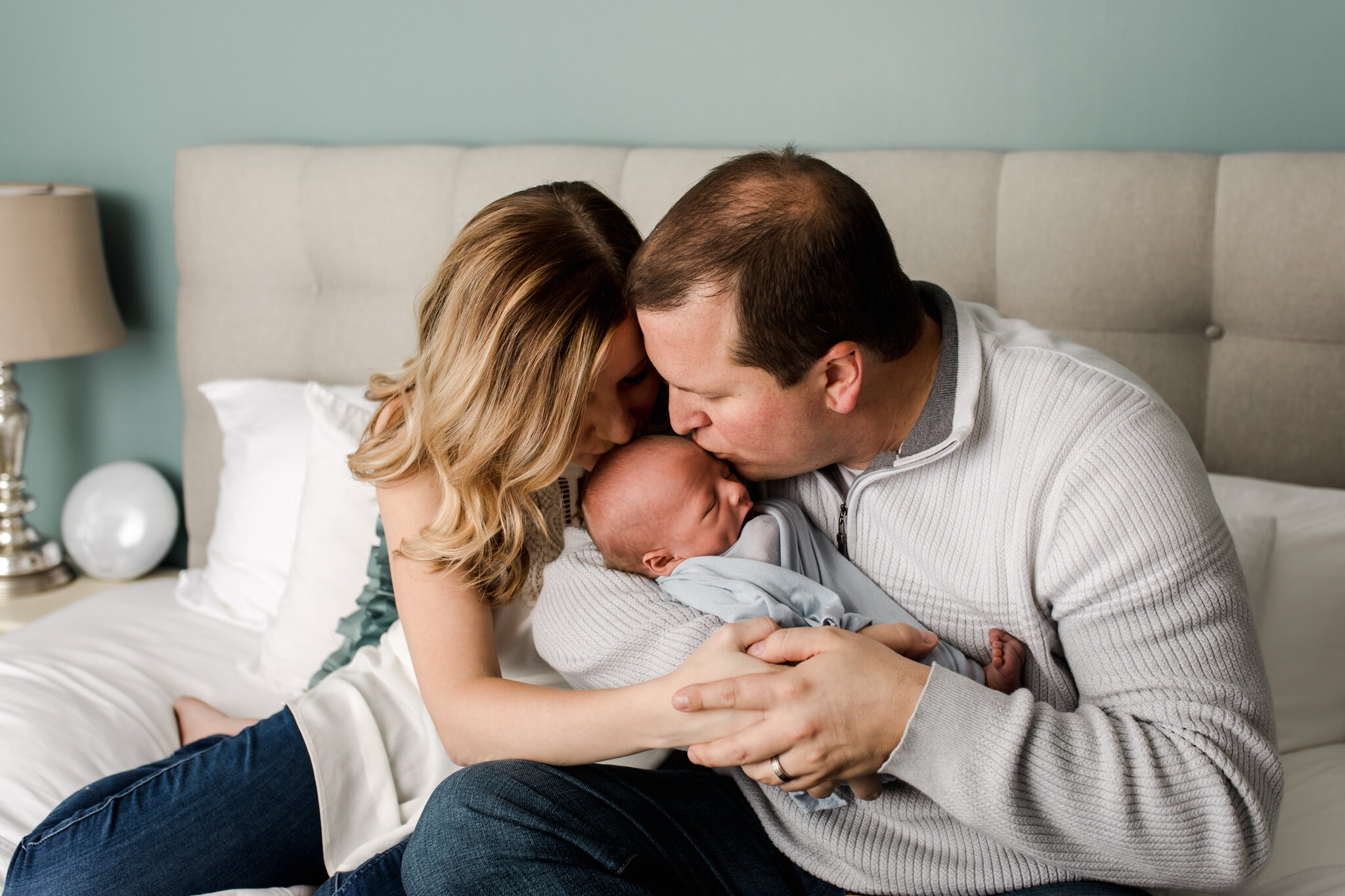 best McKinney in-home lifestyle newborn photography