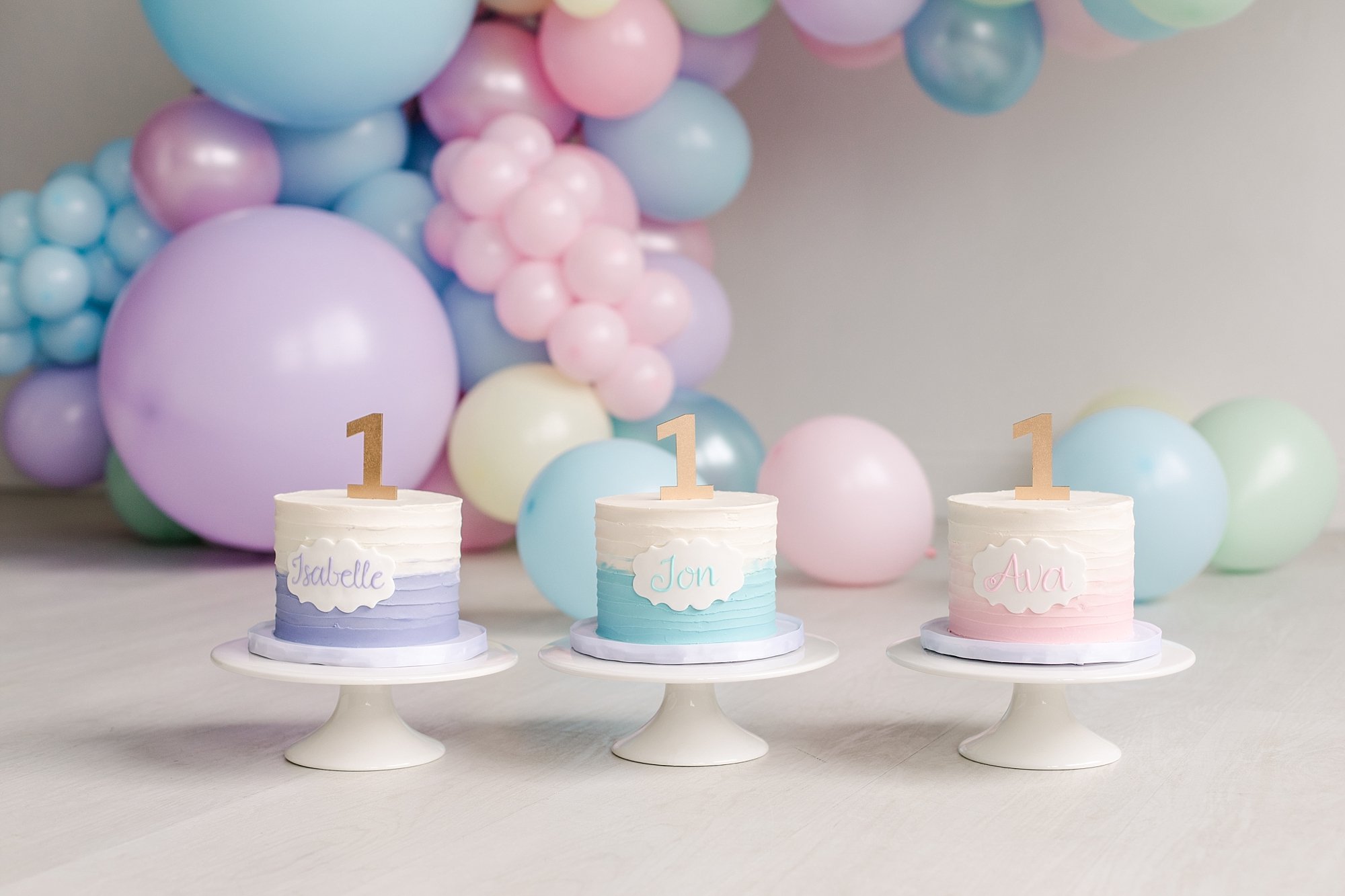 Dallas Triplets Cake Smash